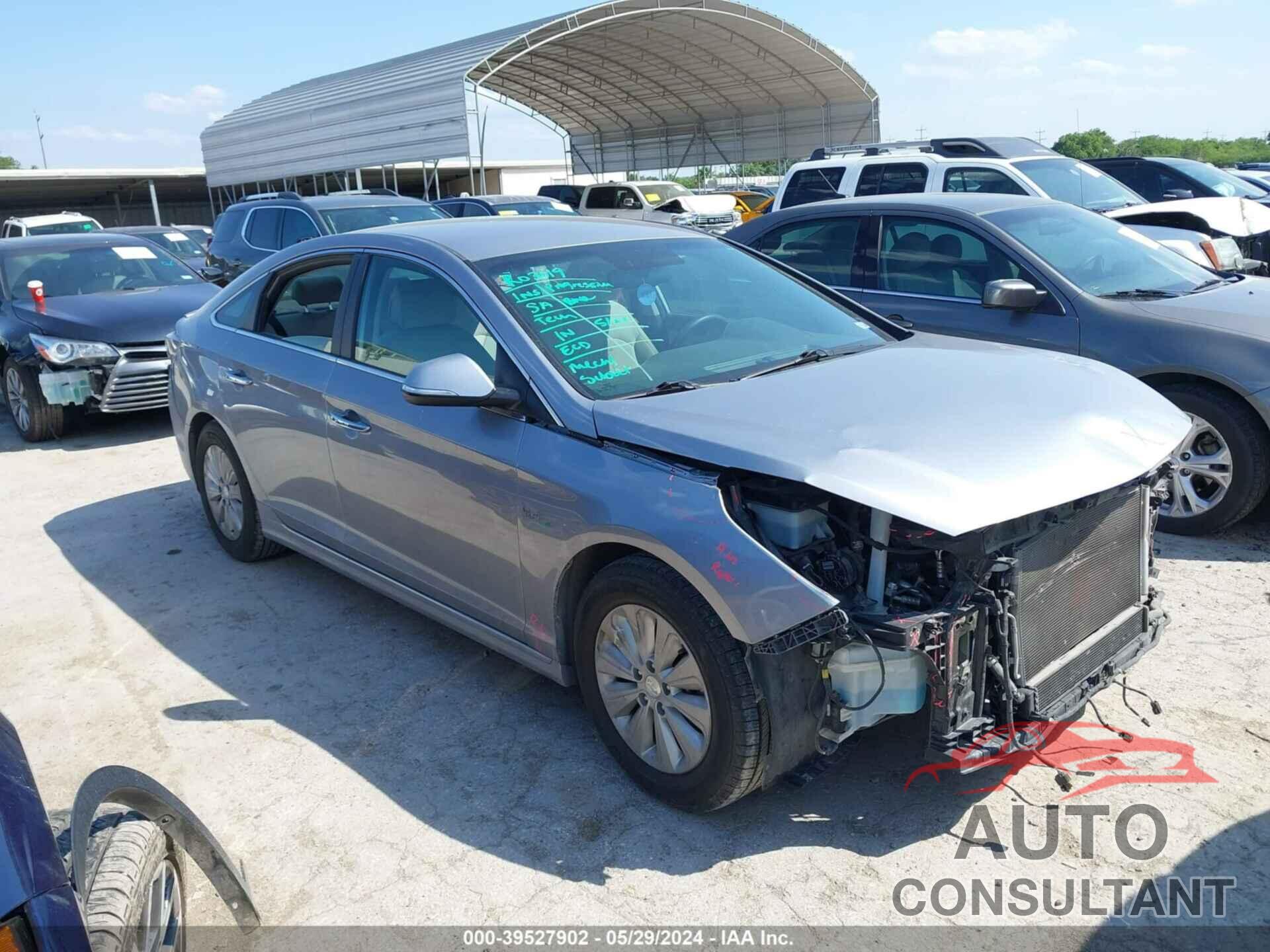 HYUNDAI SONATA HYBRID 2016 - KMHE24L17GA020869