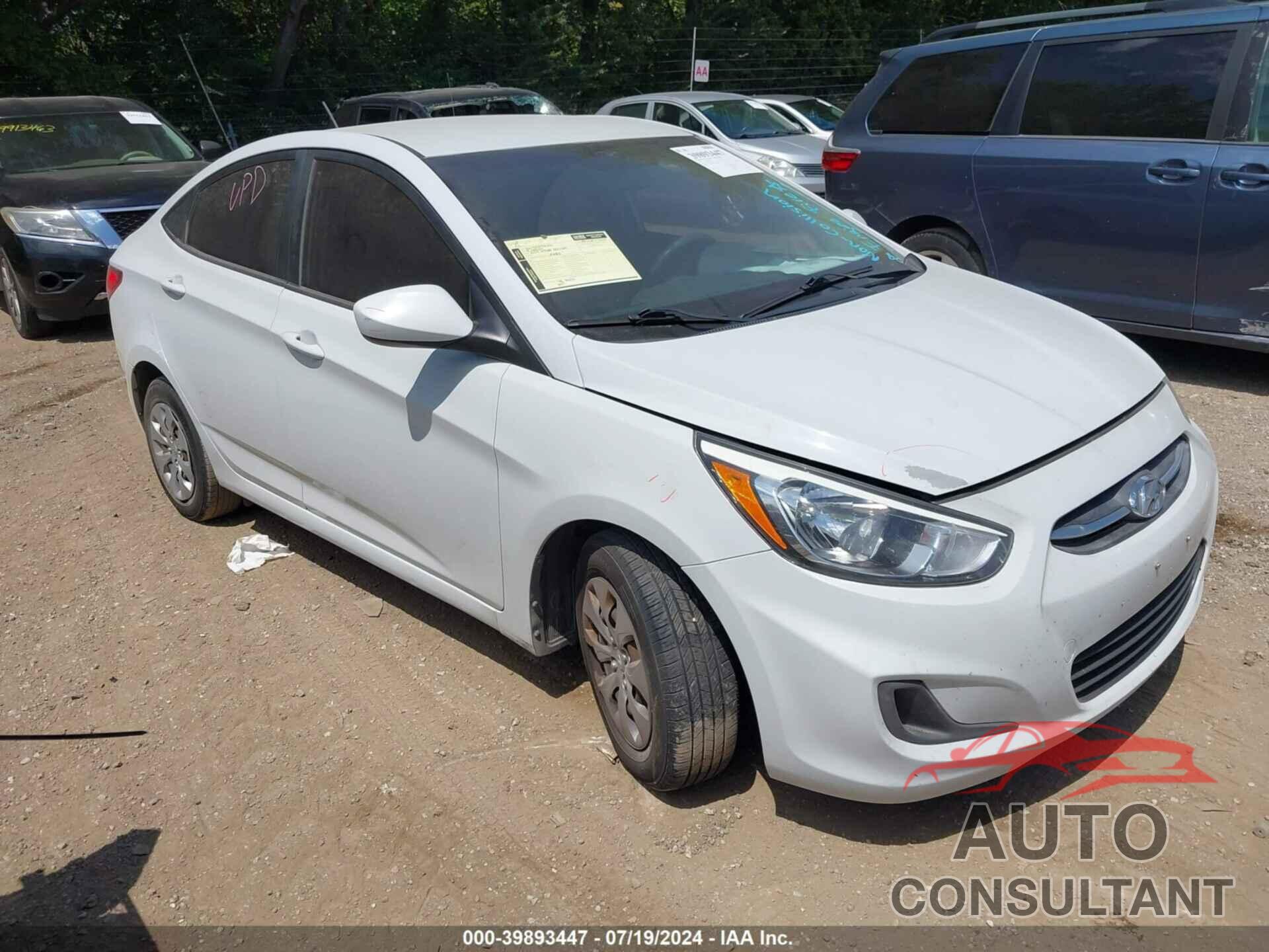 HYUNDAI ACCENT 2017 - KMHCT4AE8HU373891