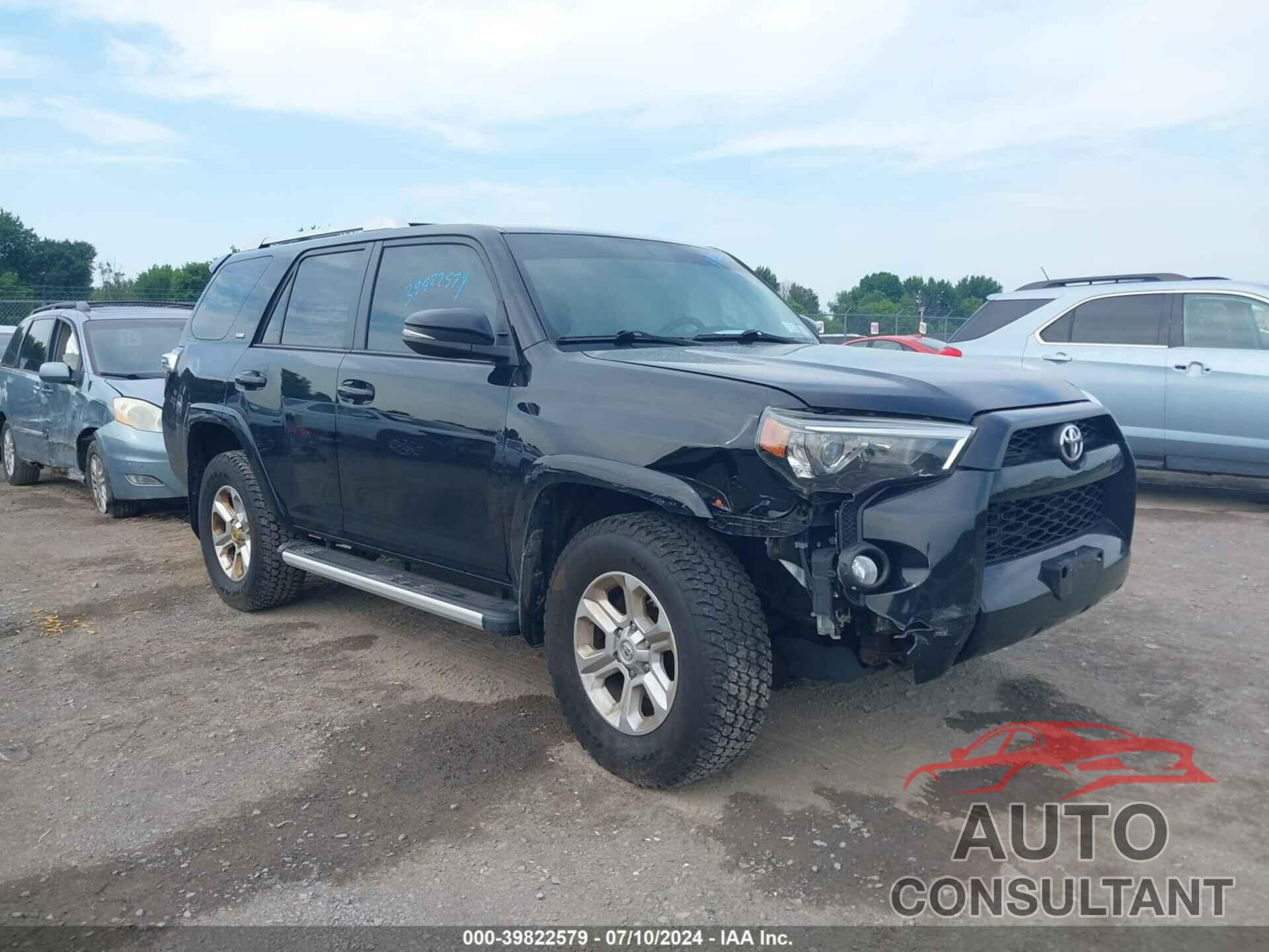 TOYOTA 4RUNNER 2016 - JTEBU5JR3G5398045