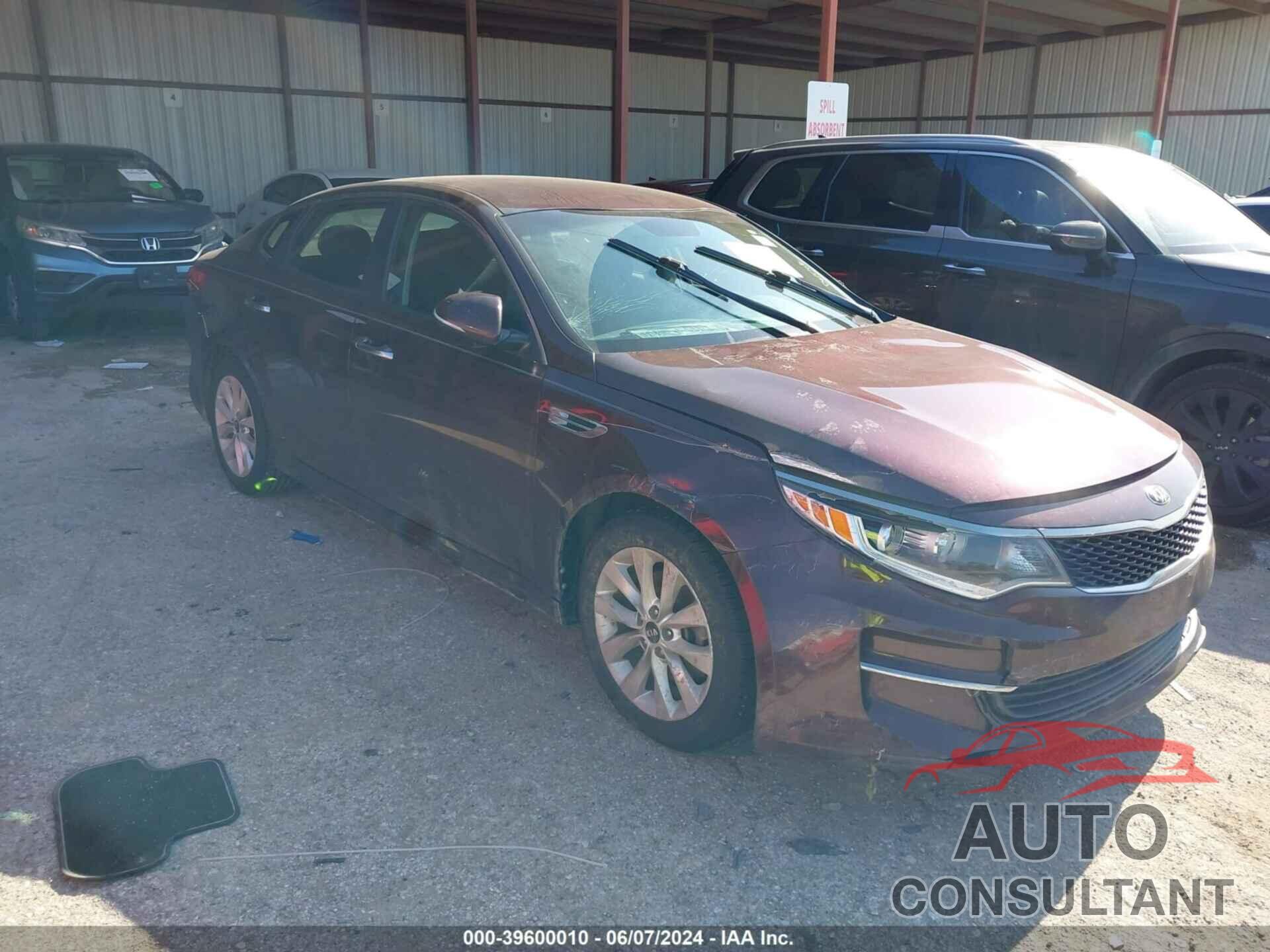 KIA OPTIMA 2016 - 5XXGT4L31GG045329