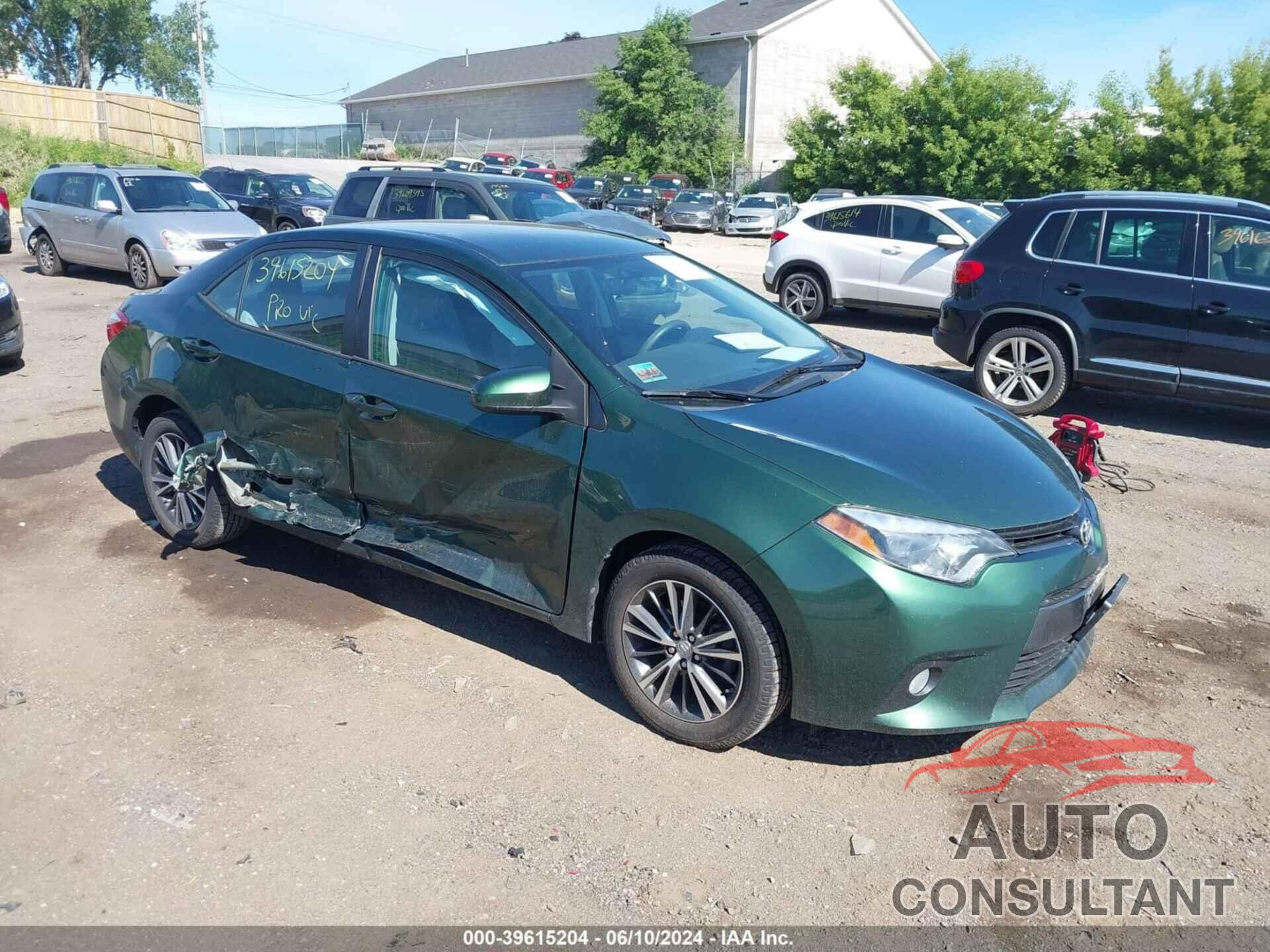 TOYOTA COROLLA 2016 - 2T1BURHE1GC573300