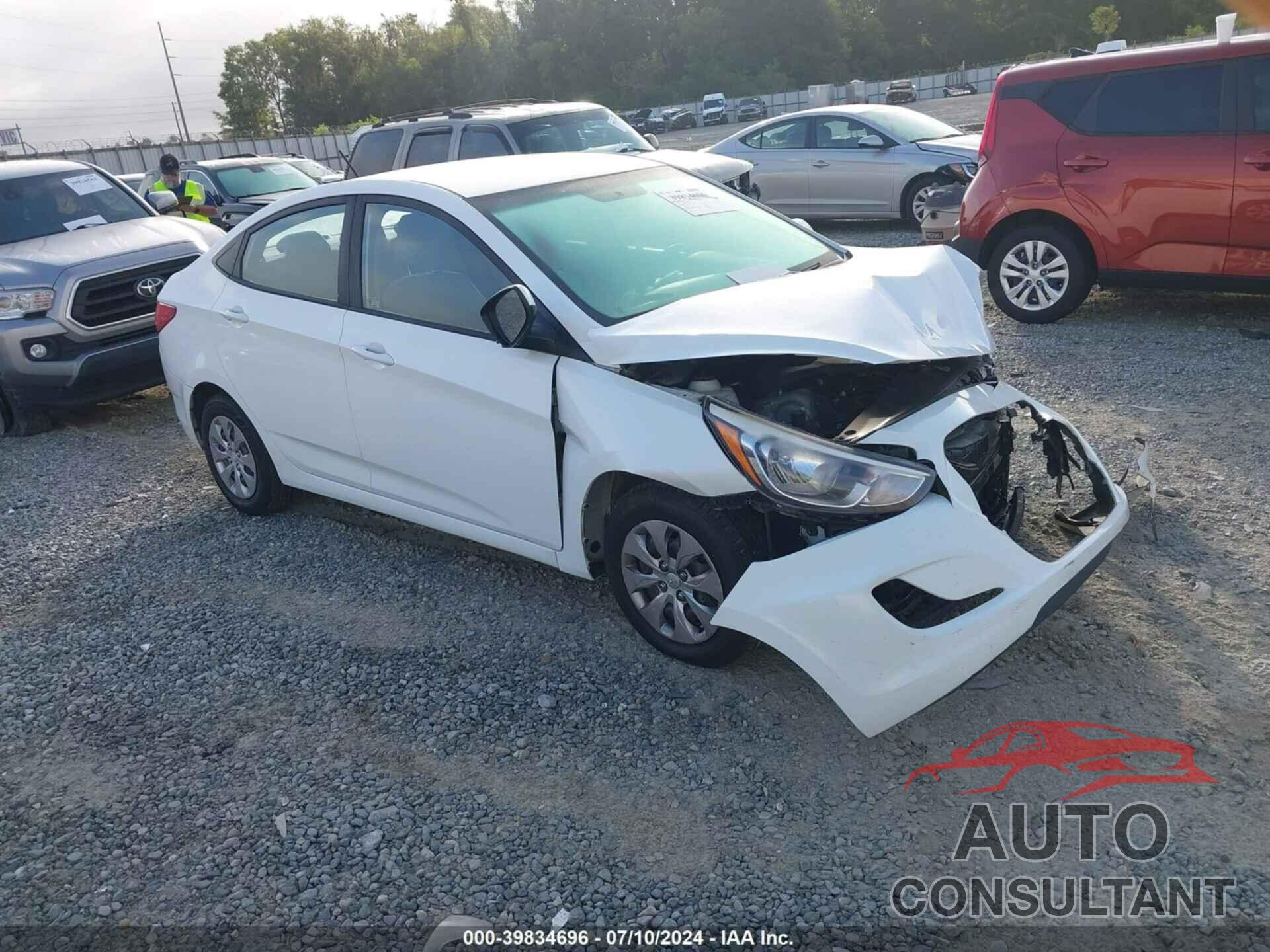 HYUNDAI ACCENT 2017 - KMHCT4AE1HU302998