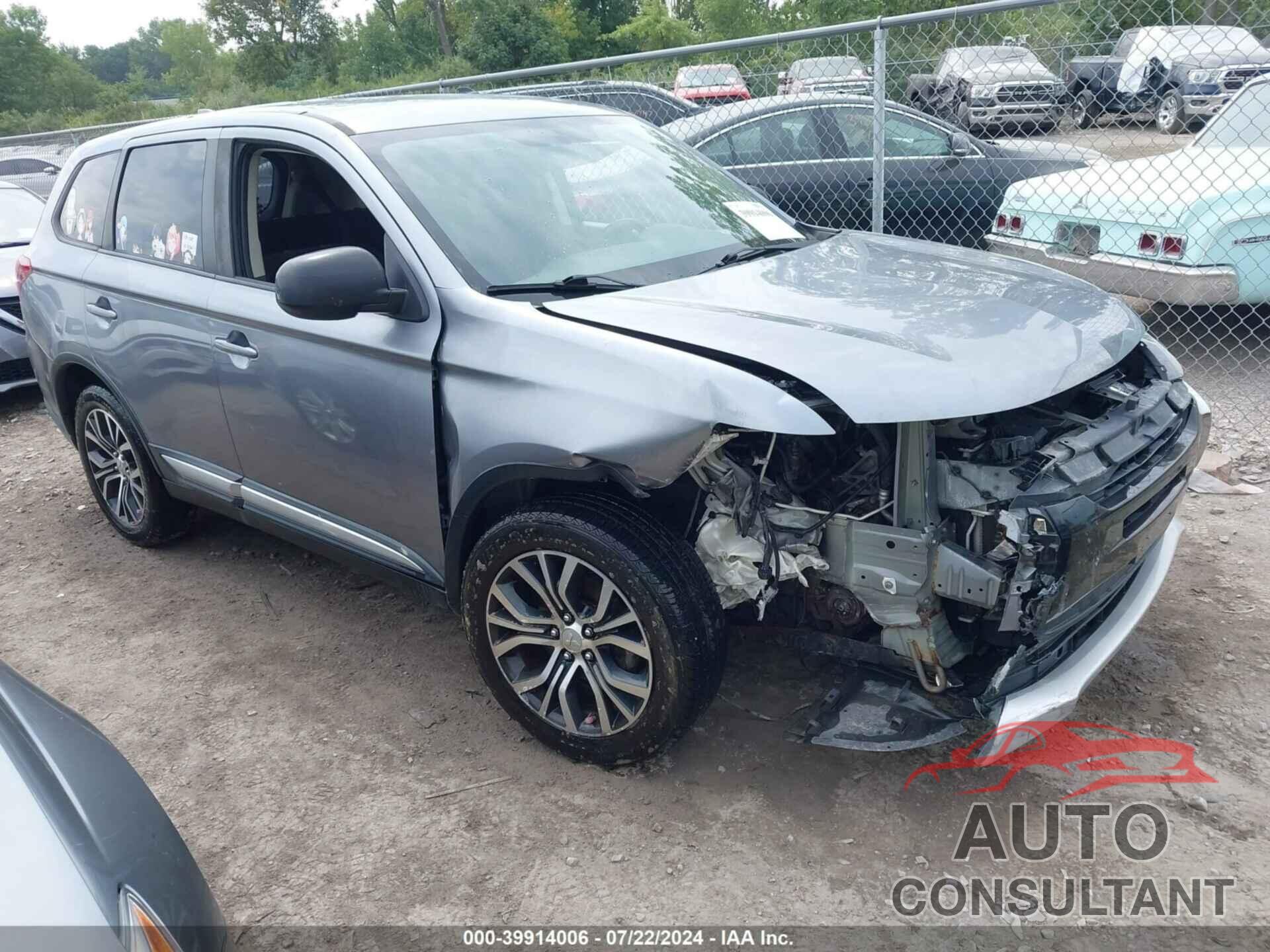 MITSUBISHI OUTLANDER 2017 - JA4AD2A38HZ046500