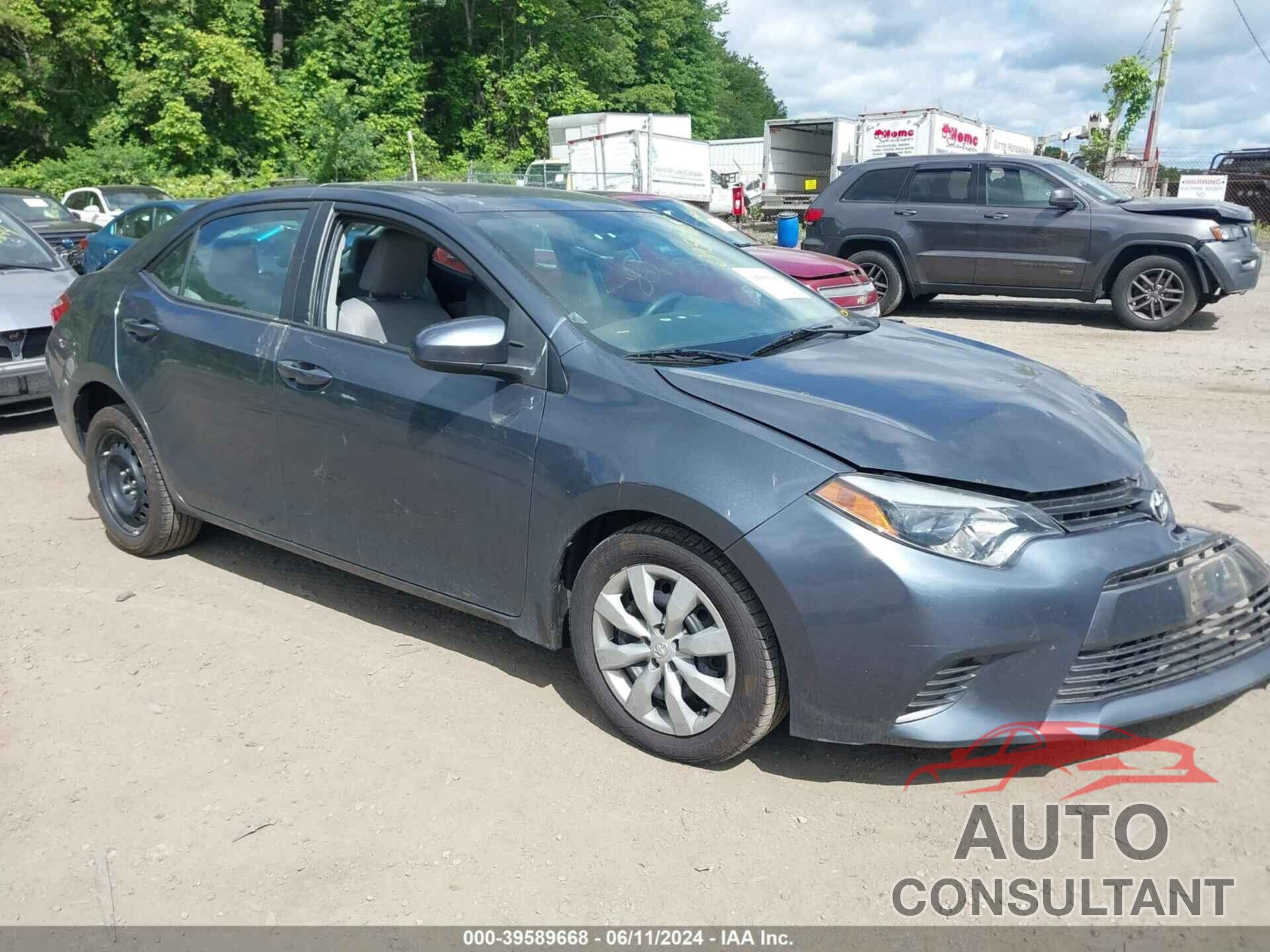 TOYOTA COROLLA 2016 - 2T1BURHEXGC657650