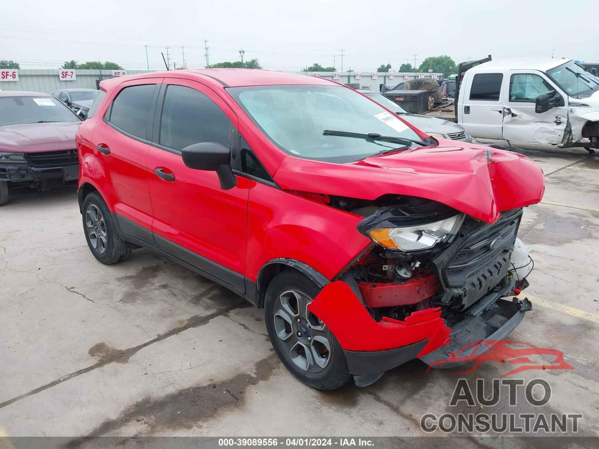 FORD ECOSPORT 2018 - MAJ3P1RE2JC208044