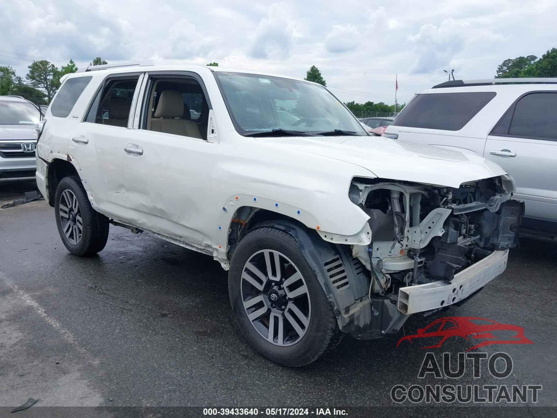 TOYOTA 4RUNNER 2019 - JTEBU5JR4K5654881