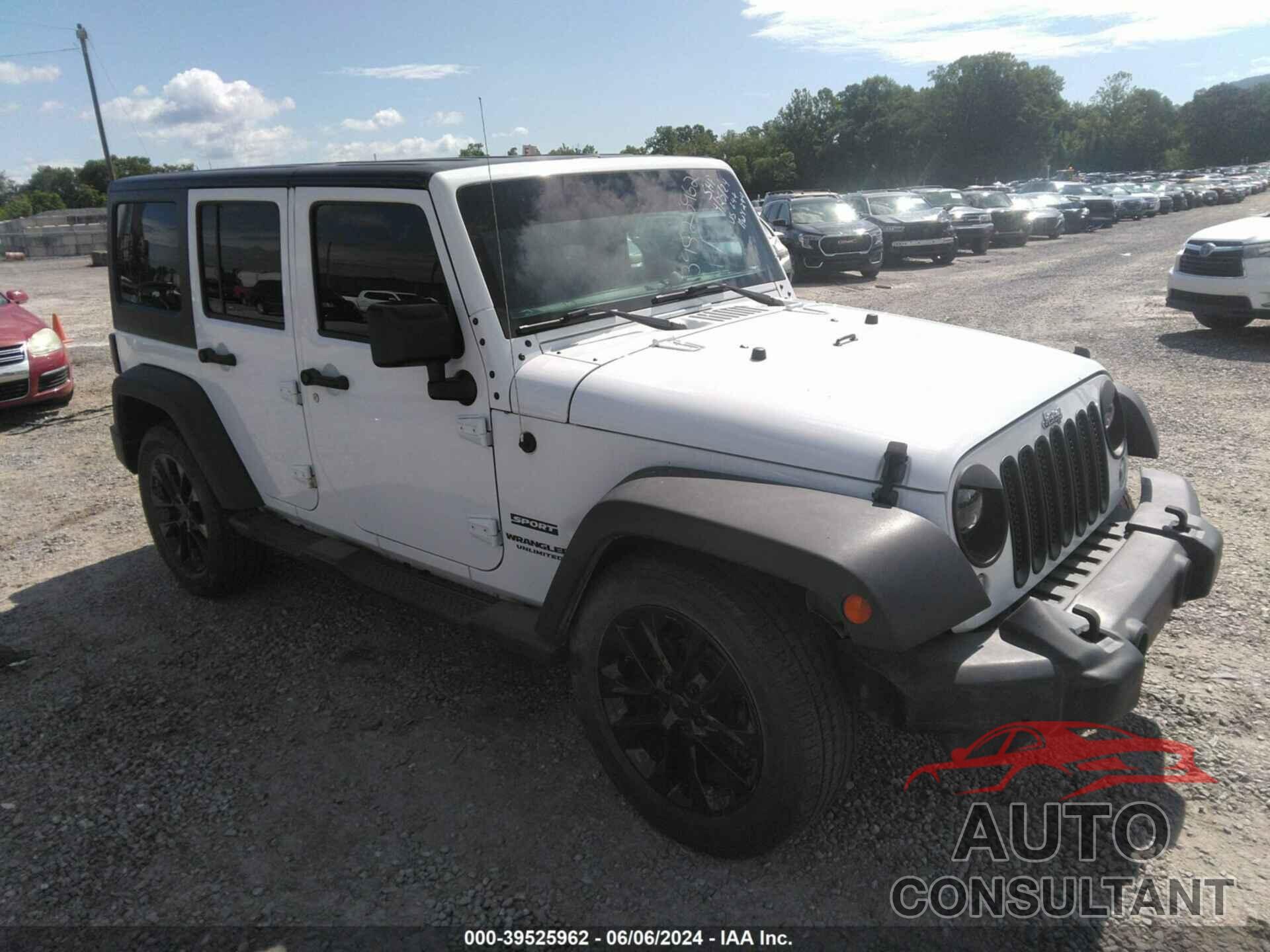 JEEP WRANGLER UNLIMITED 2017 - 1C4BJWDG9HL554731