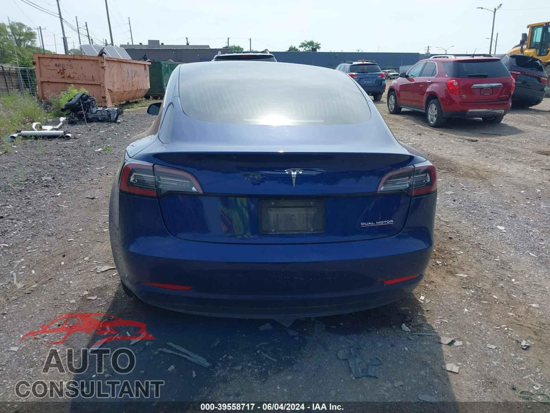 TESLA MODEL 3 2019 - 5YJ3E1EB6KF413351
