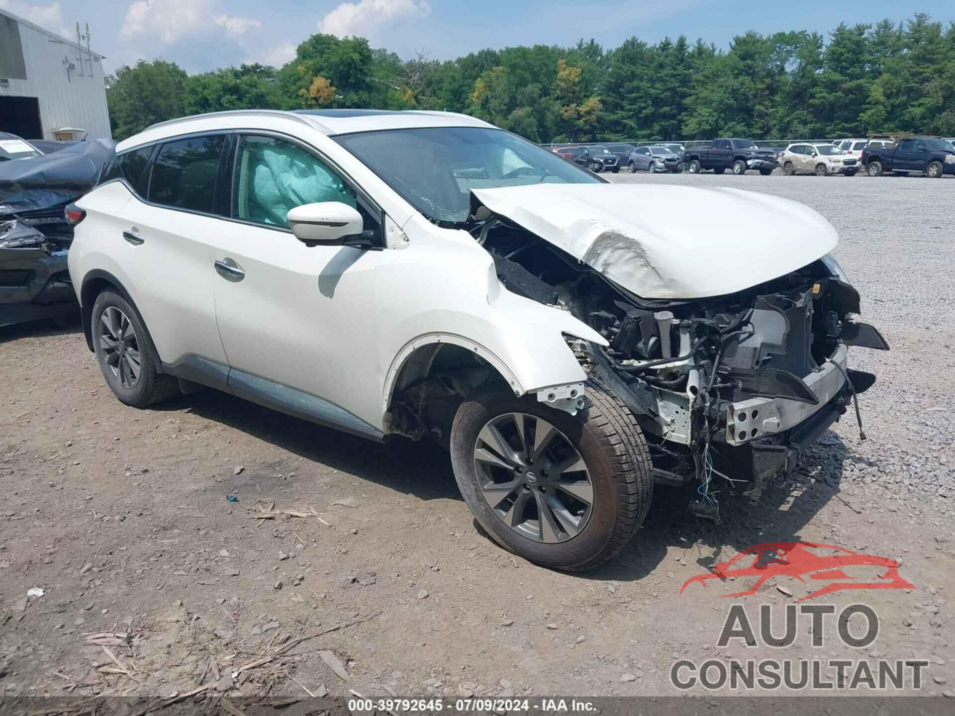 NISSAN MURANO 2017 - 5N1AZ2MH1HN118915