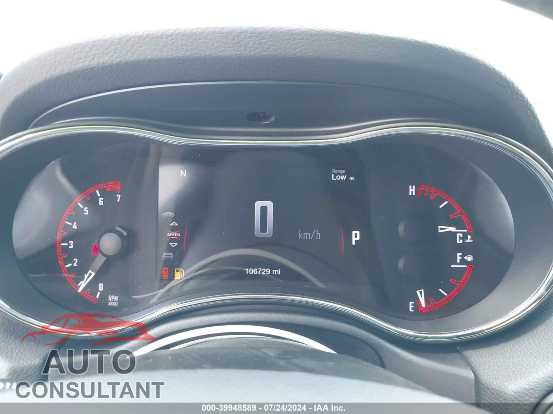 DODGE DURANGO 2017 - 1C4RDHEGXHC677129