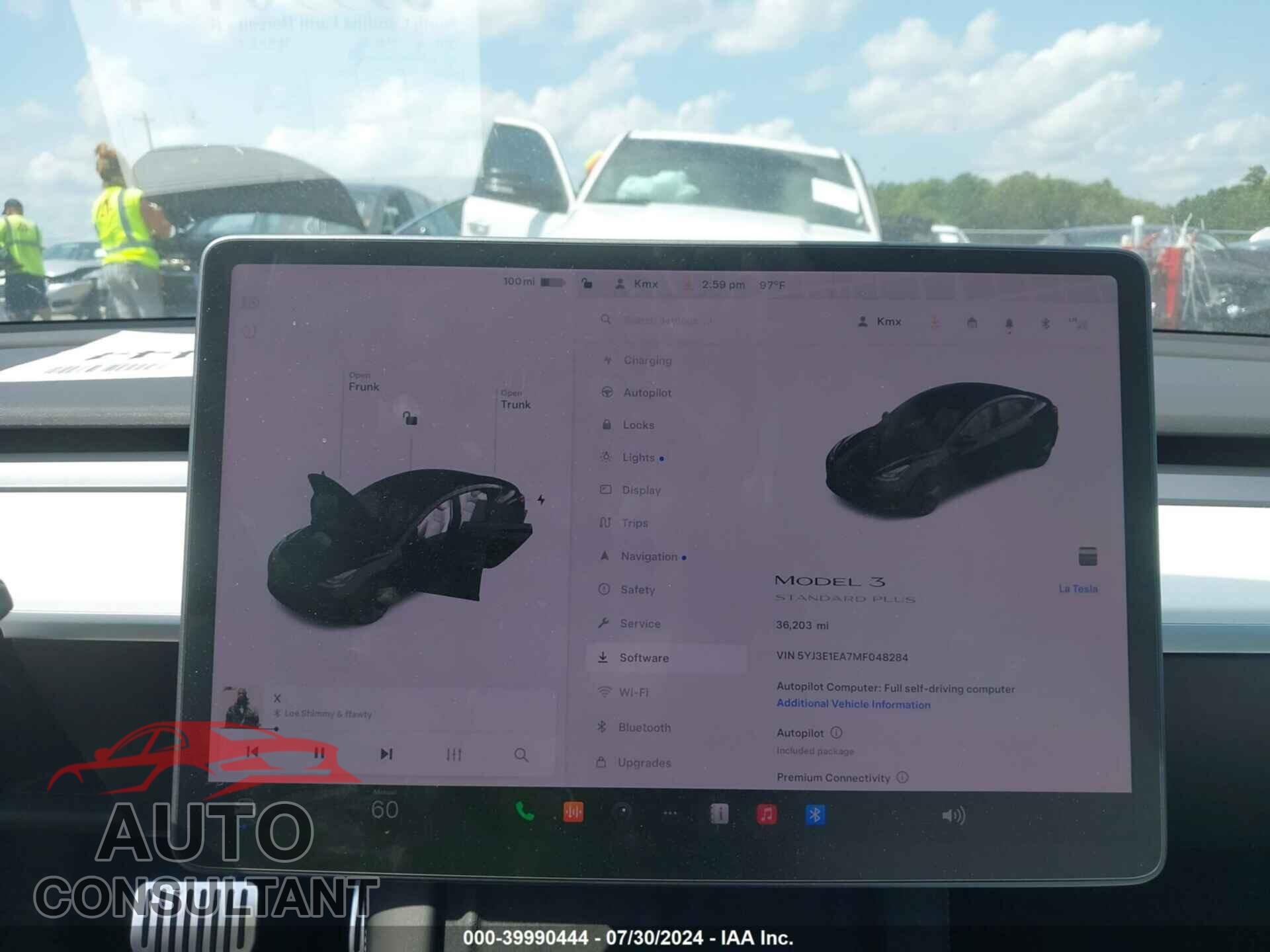 TESLA MODEL 3 2021 - 5YJ3E1EA7MF048284