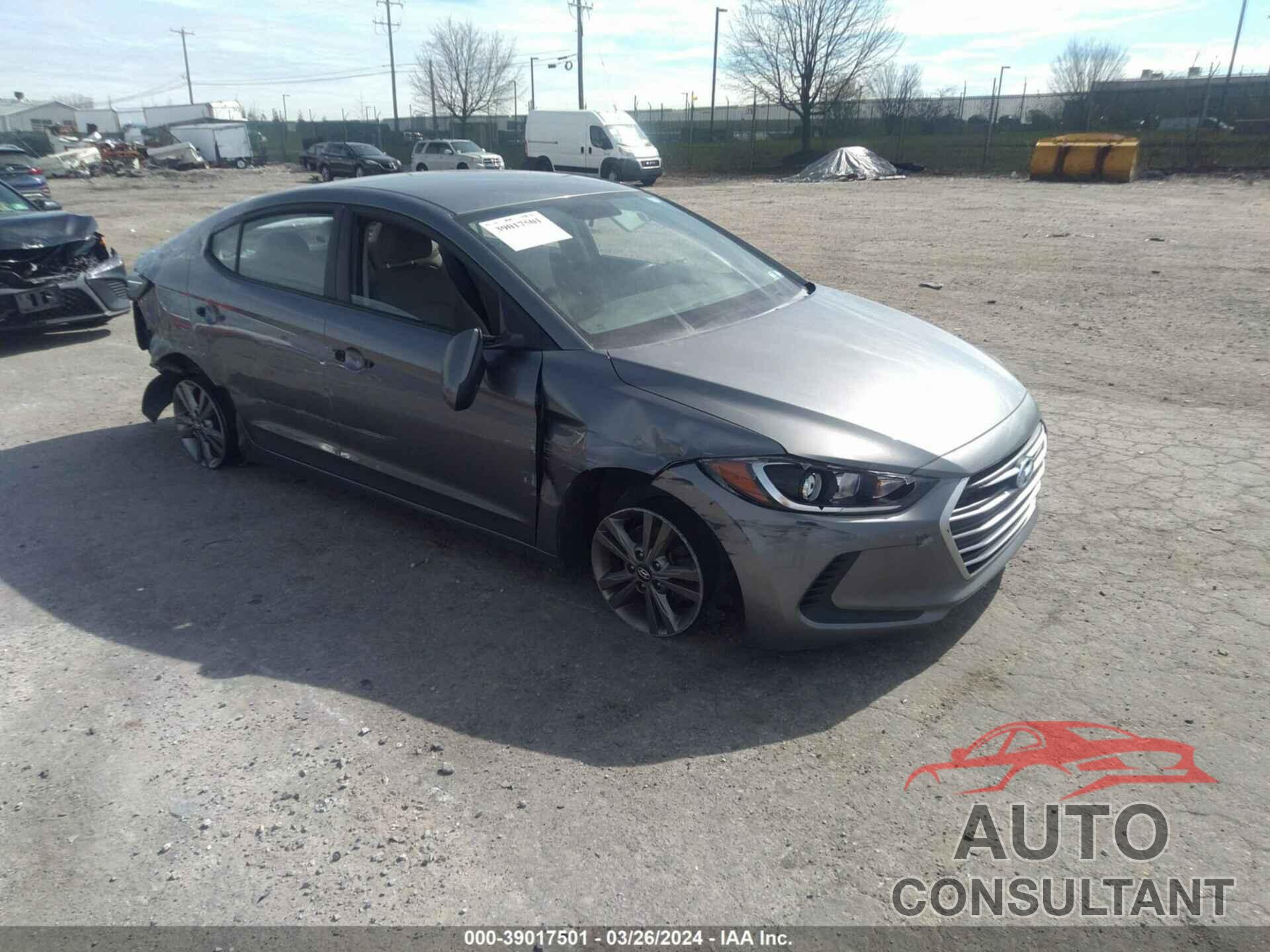 HYUNDAI ELANTRA 2018 - 5NPD84LF4JH249875