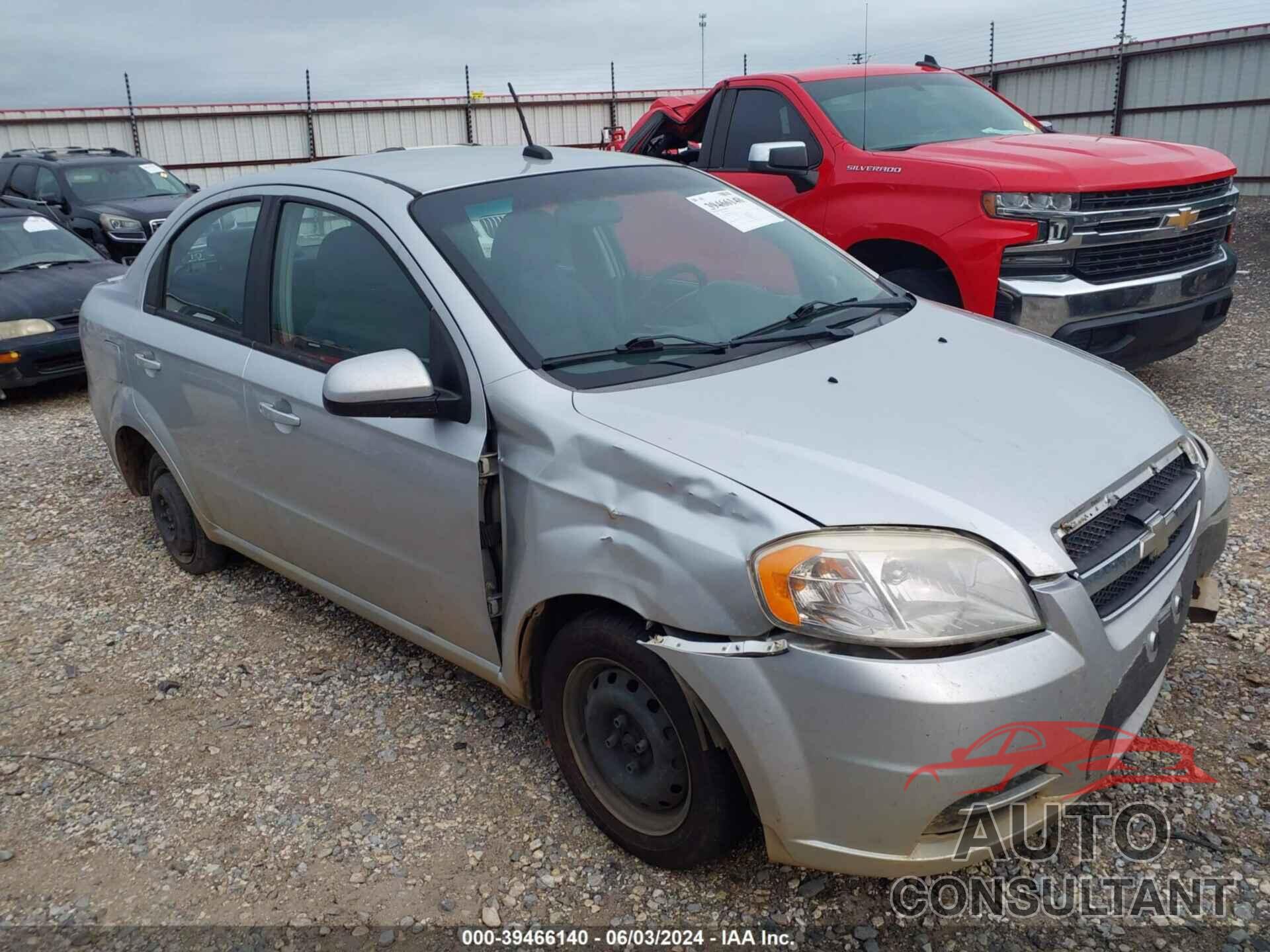 CHEVROLET AVEO 2011 - KL1TD5DE5BB142315