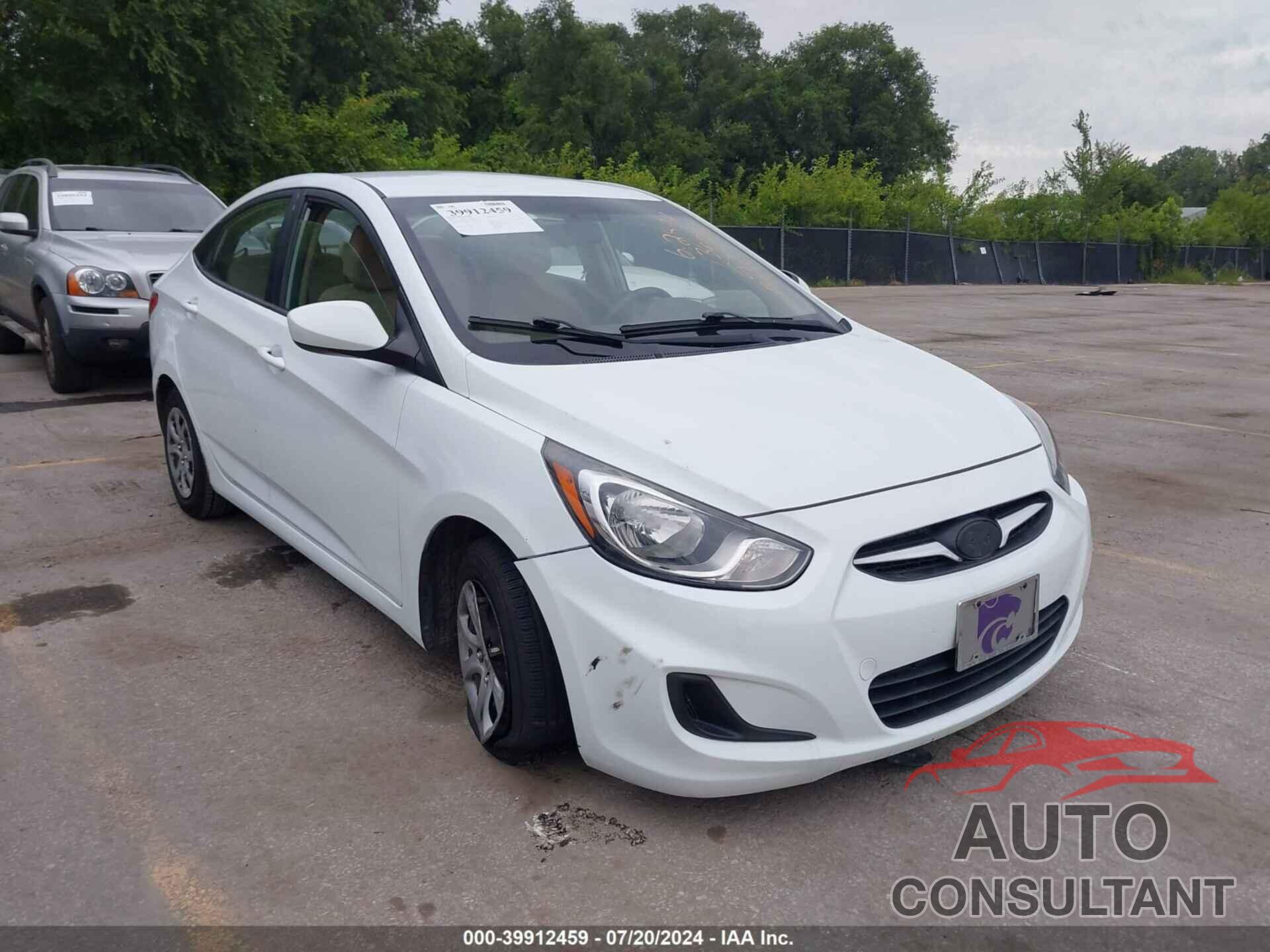 HYUNDAI ACCENT 2012 - KMHCT4AE7CU242380