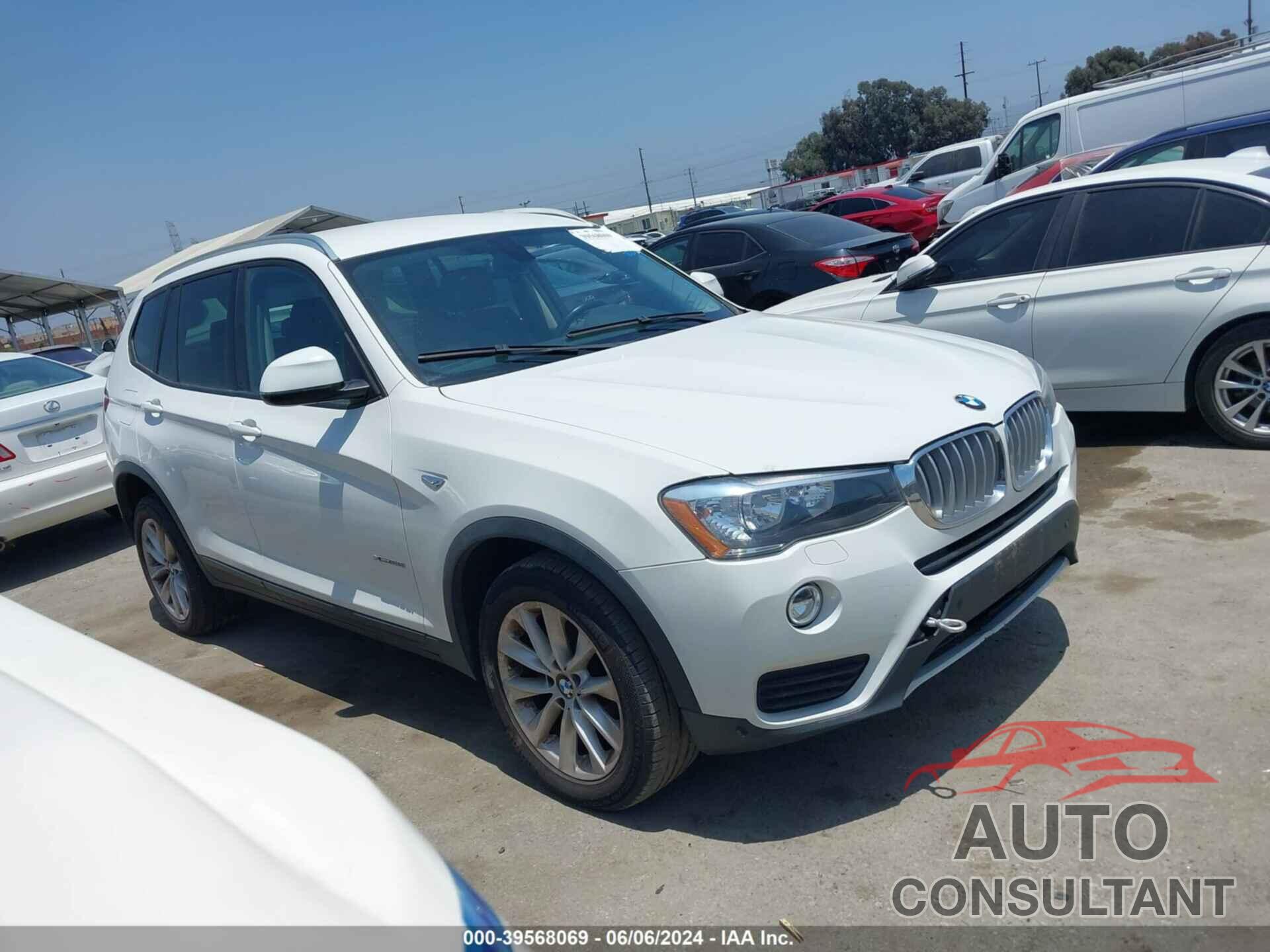 BMW X3 2017 - 5UXWX9C50H0D97353