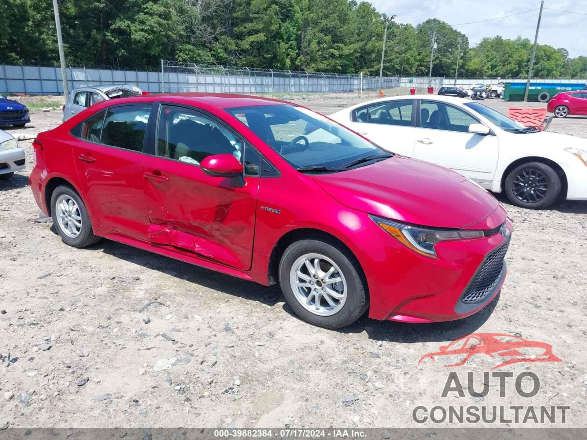 TOYOTA COROLLA 2020 - JTDEBRBE9LJ011493