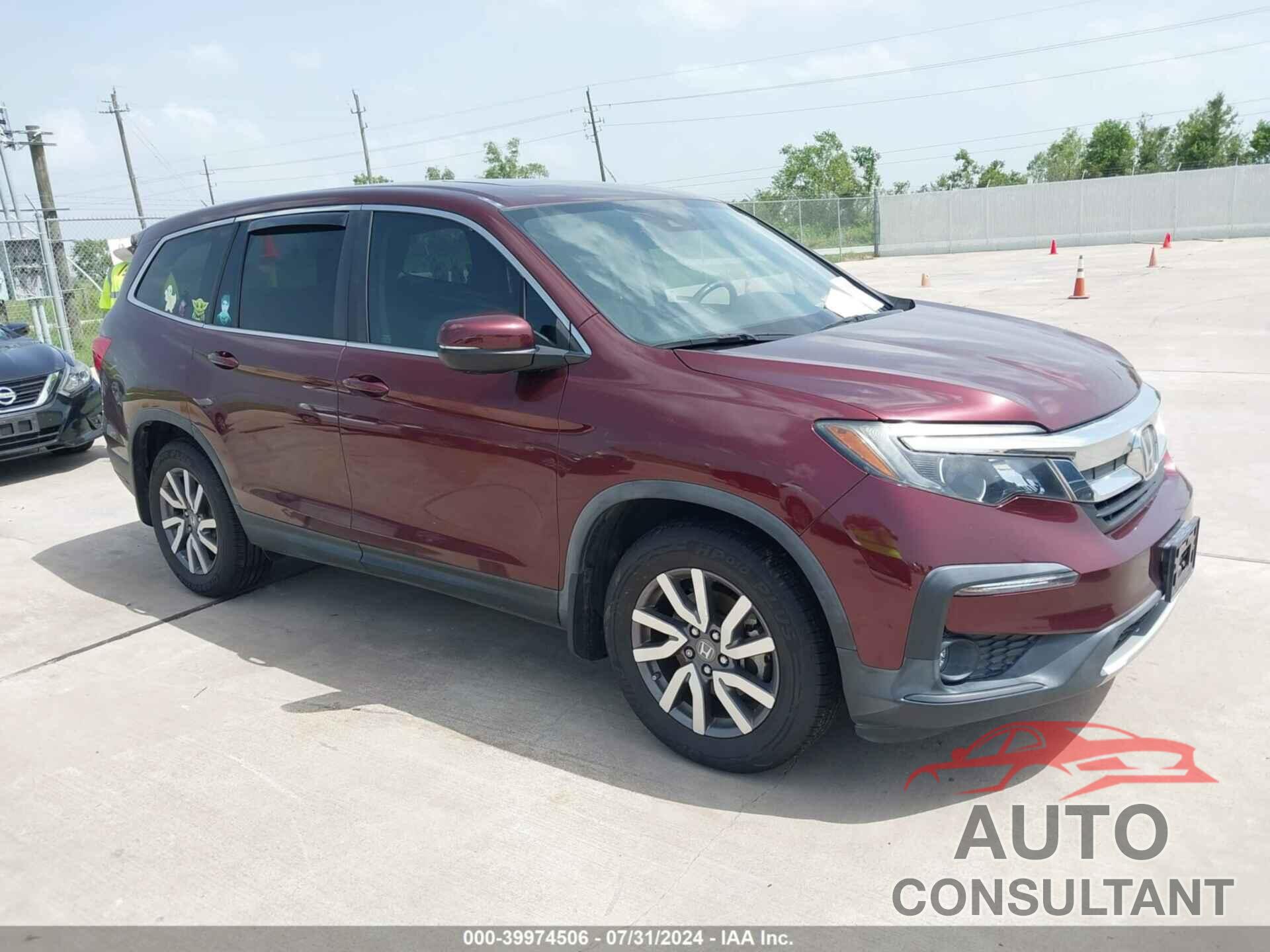 HONDA PILOT 2019 - 5FNYF5H59KB004809