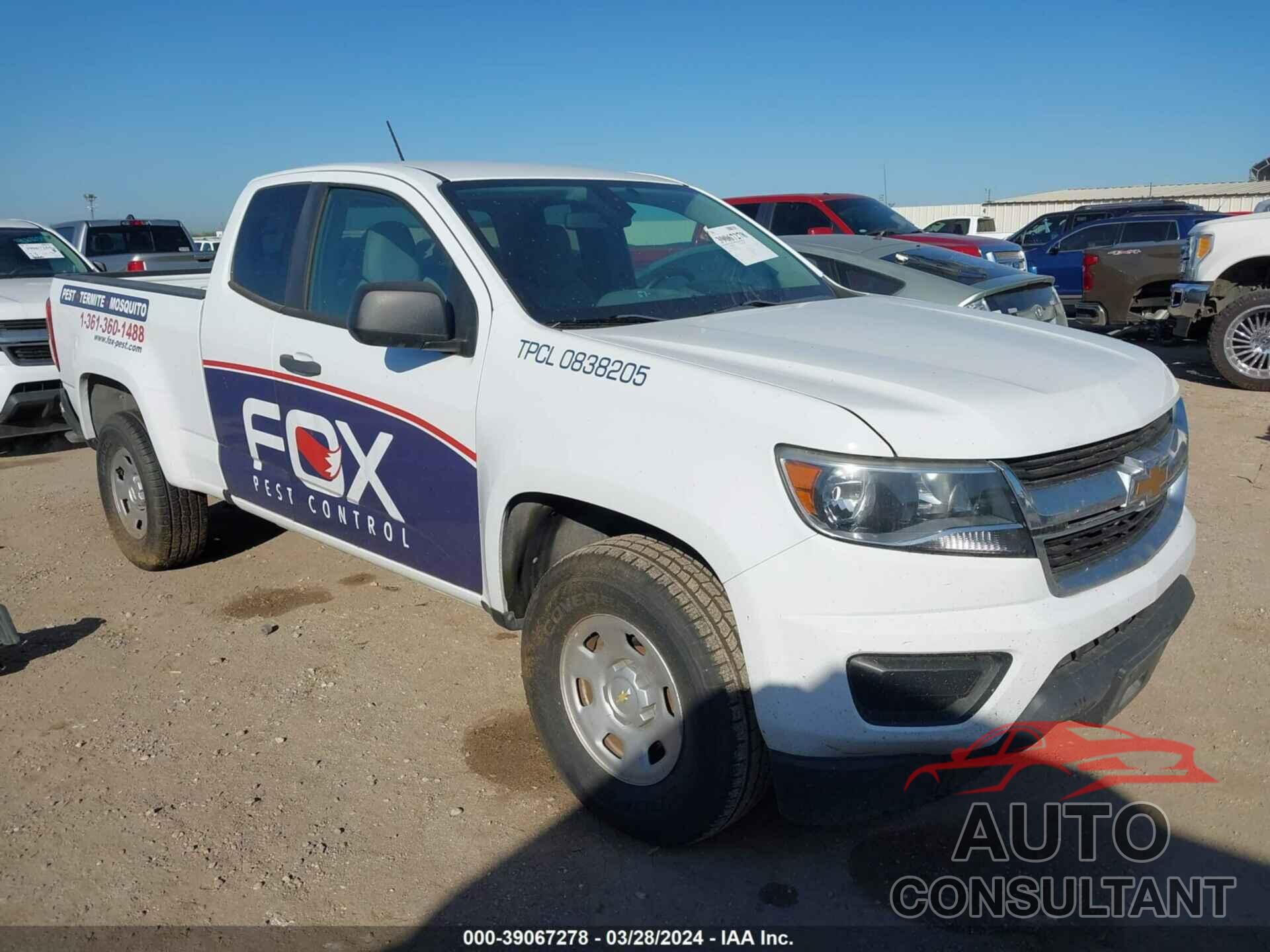 CHEVROLET COLORADO 2020 - 1GCHSBEA4L1197537