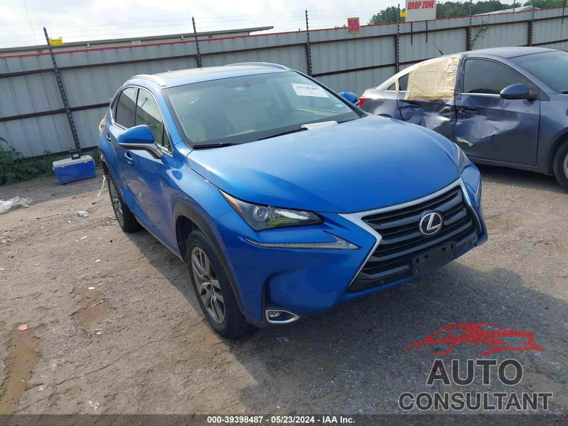 LEXUS NX 200T 2016 - JTJYARBZ0G2029588