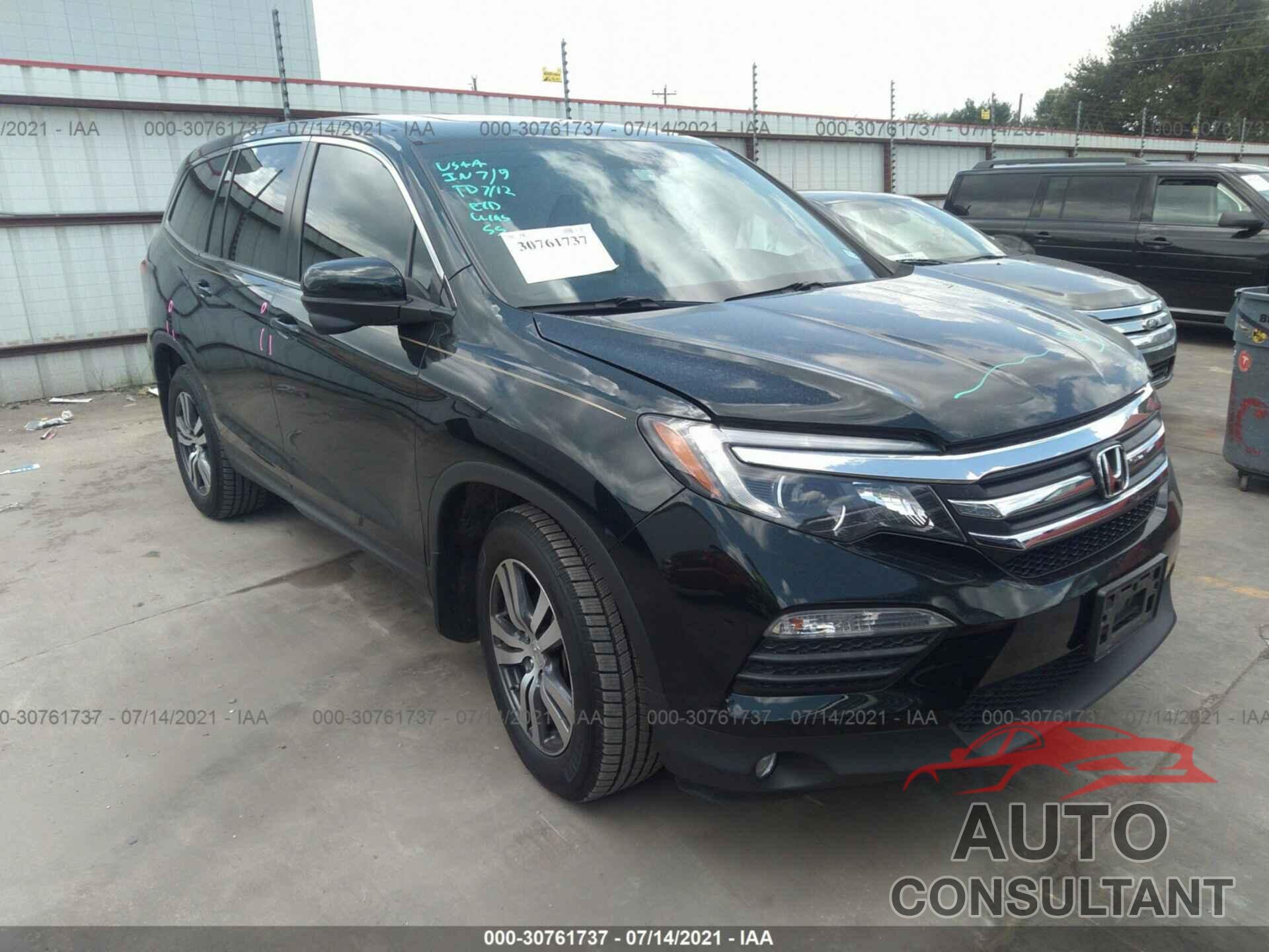 HONDA PILOT 2016 - 5FNYF6H76GB119172
