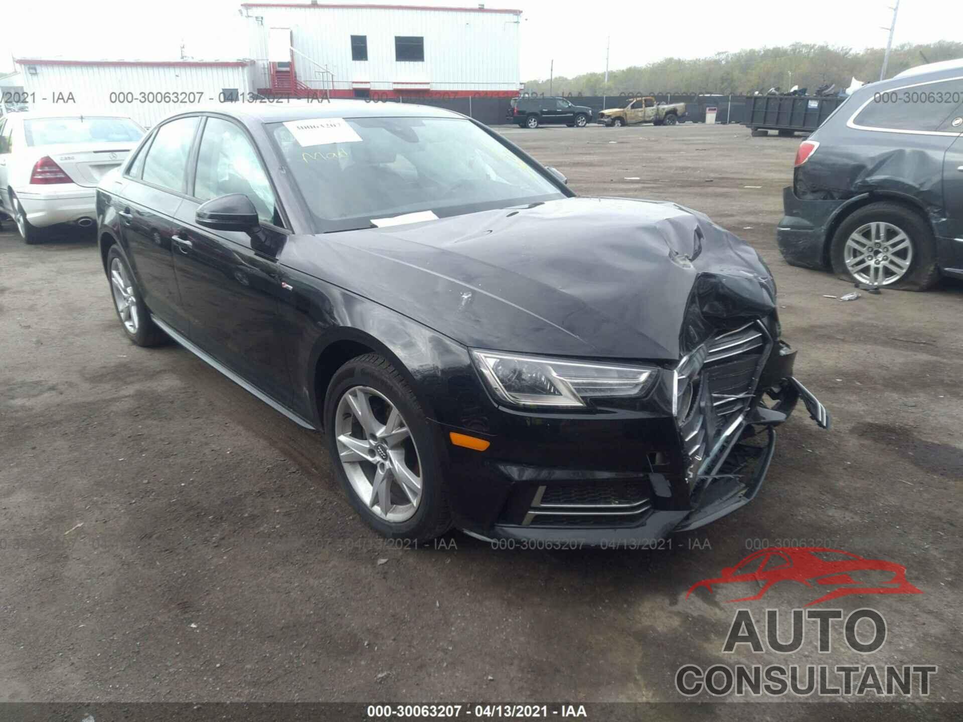 AUDI A4 2018 - WAUKMAF47JN003556