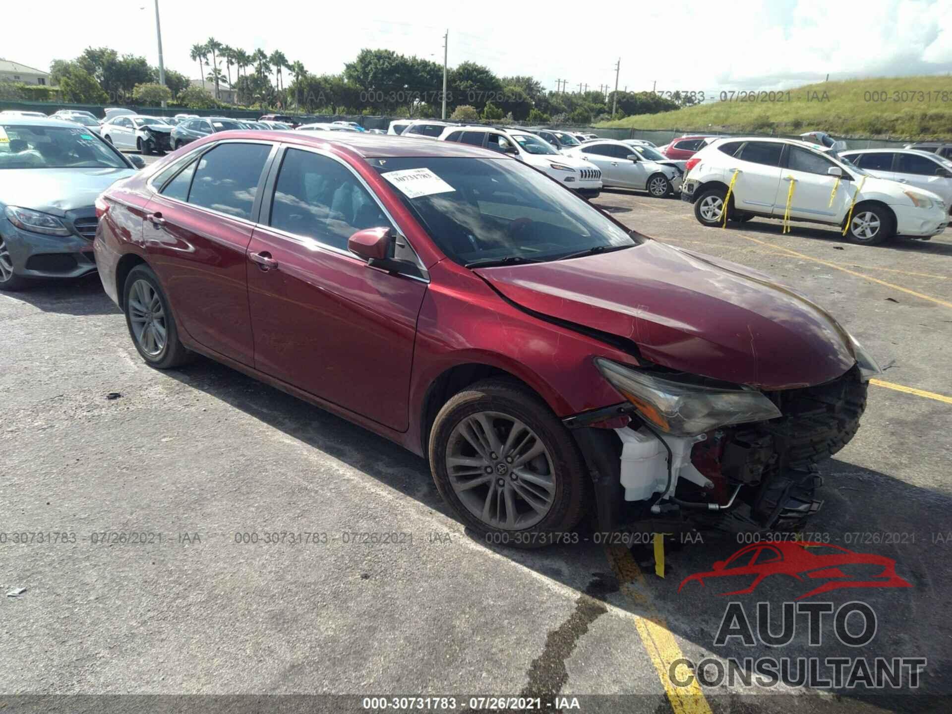 TOYOTA CAMRY 2016 - 4T1BF1FK2GU600555