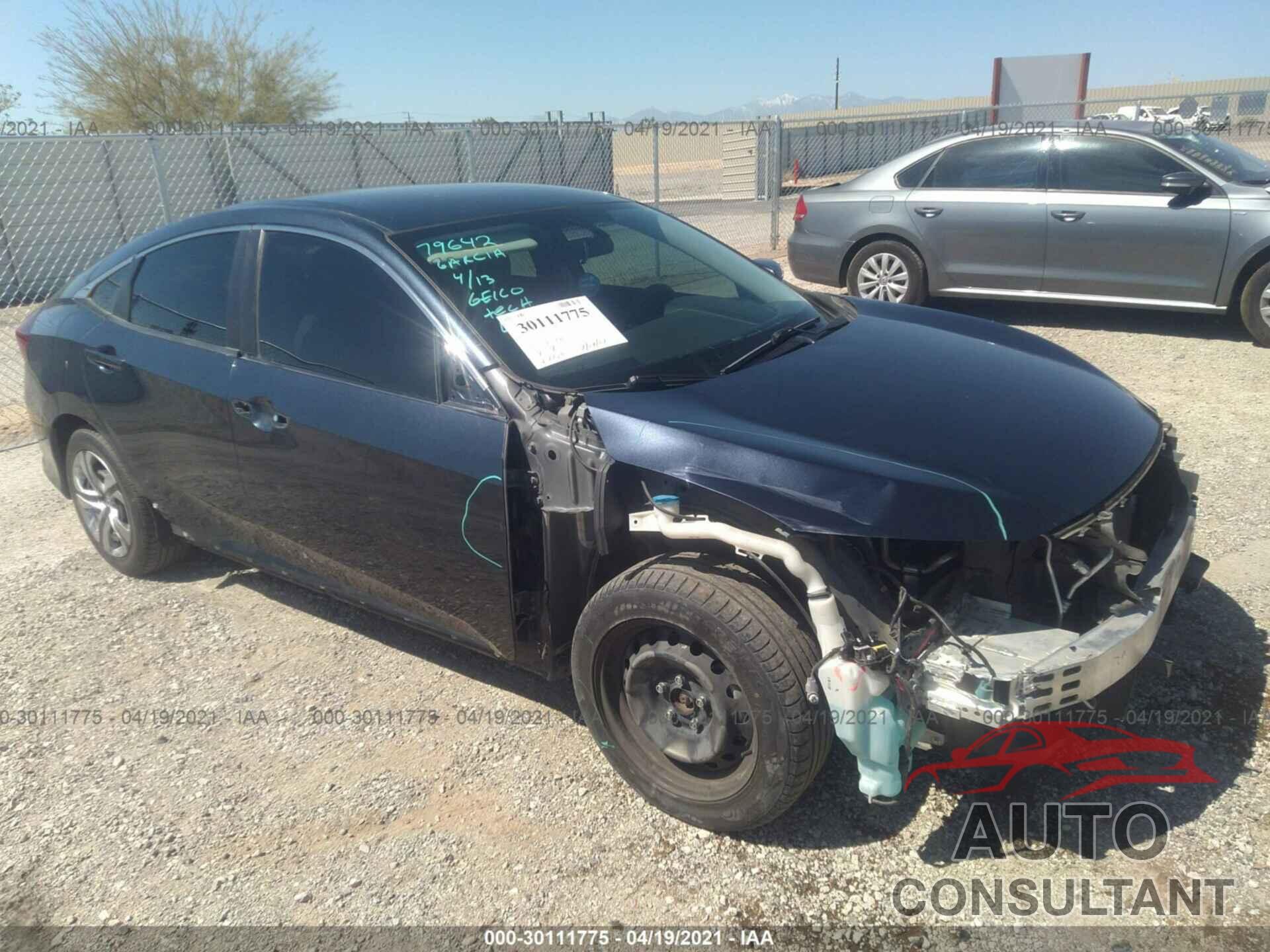 HONDA CIVIC SEDAN 2016 - 19XFC2F52GE238238