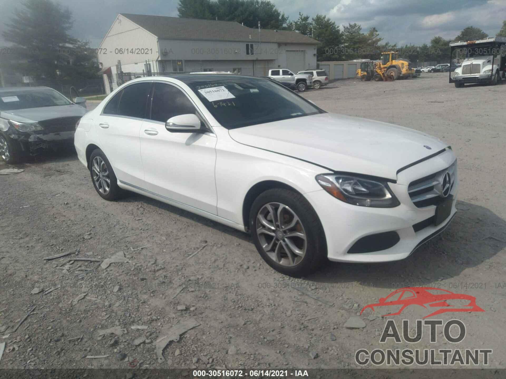 MERCEDES-BENZ C-CLASS 2016 - 55SWF4KB4GU146278
