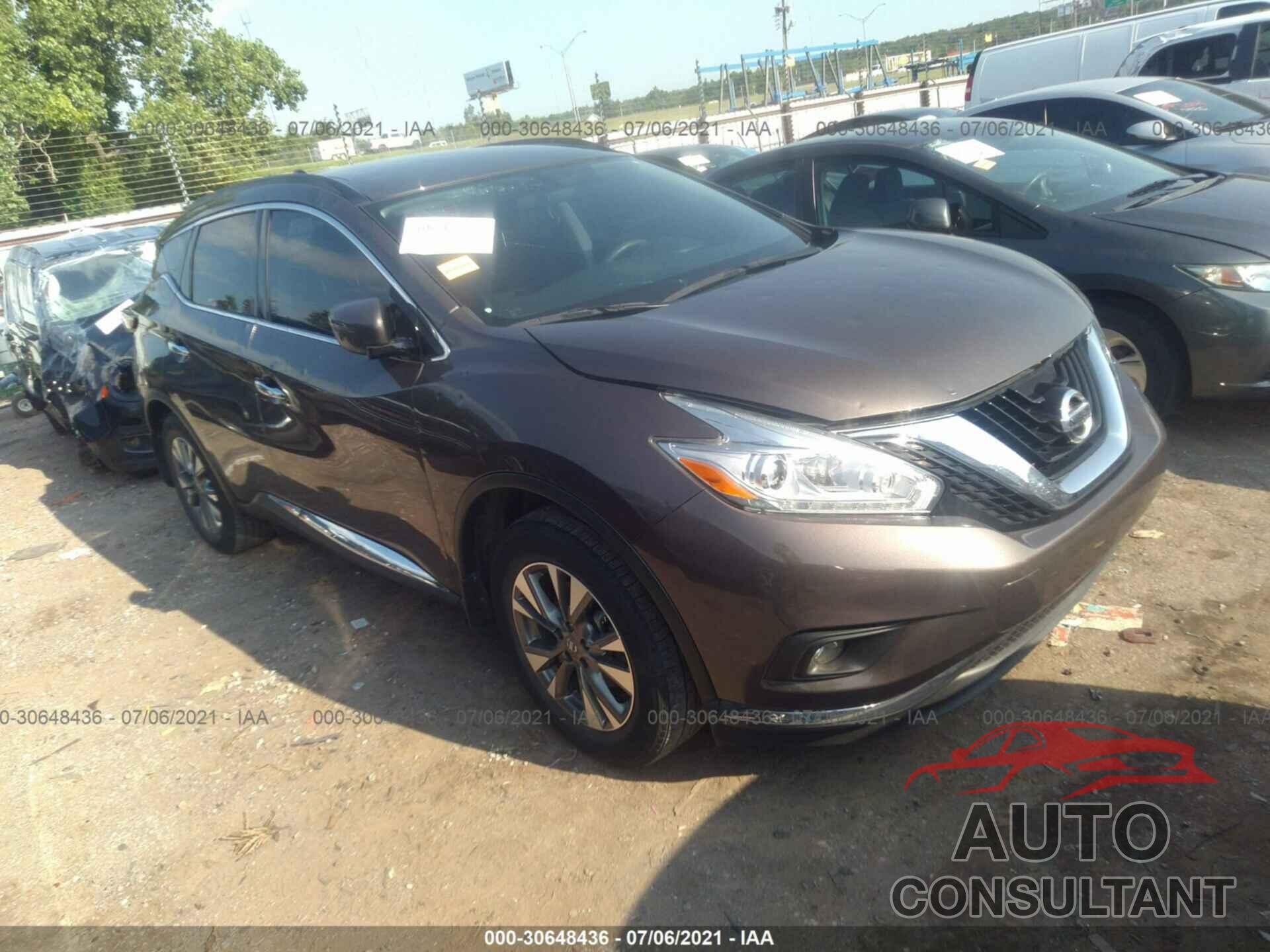 NISSAN MURANO 2016 - 5N1AZ2MG0GN168291