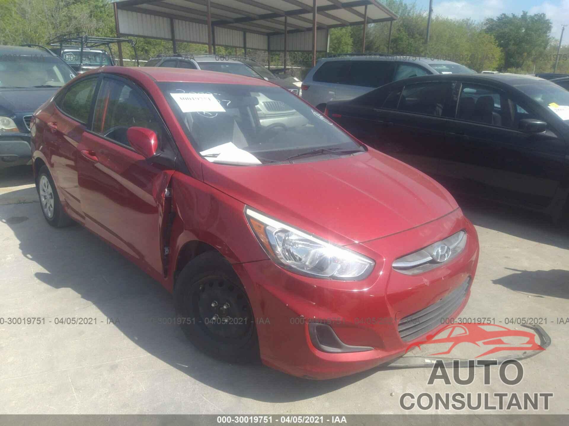 HYUNDAI ACCENT 2016 - KMHCT4AE5GU103564