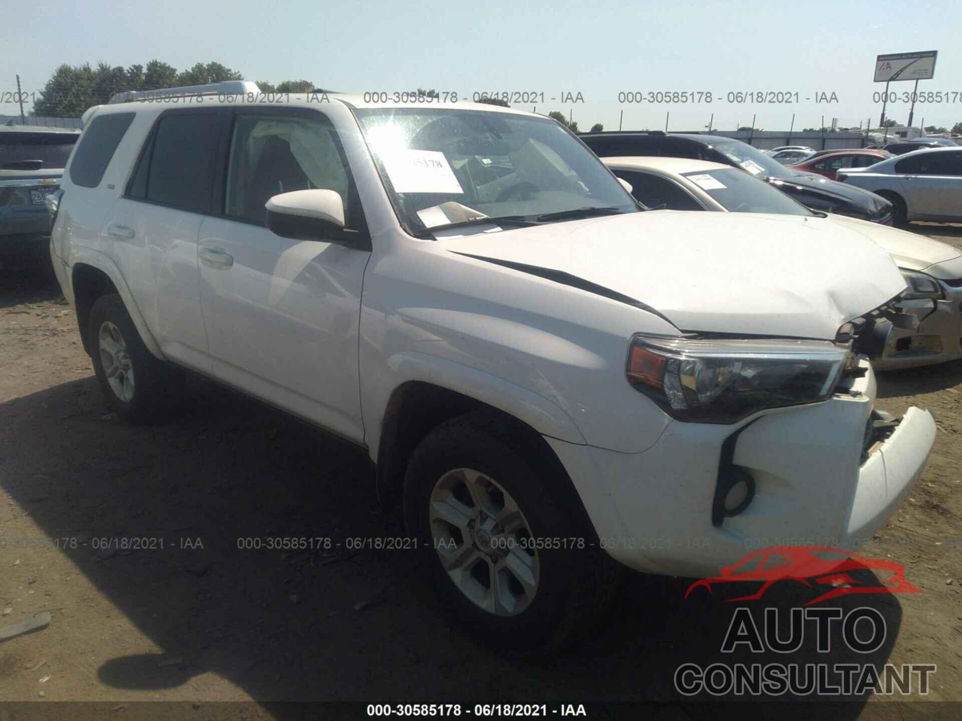 TOYOTA 4RUNNER 2016 - JTEBU5JR6G5321511