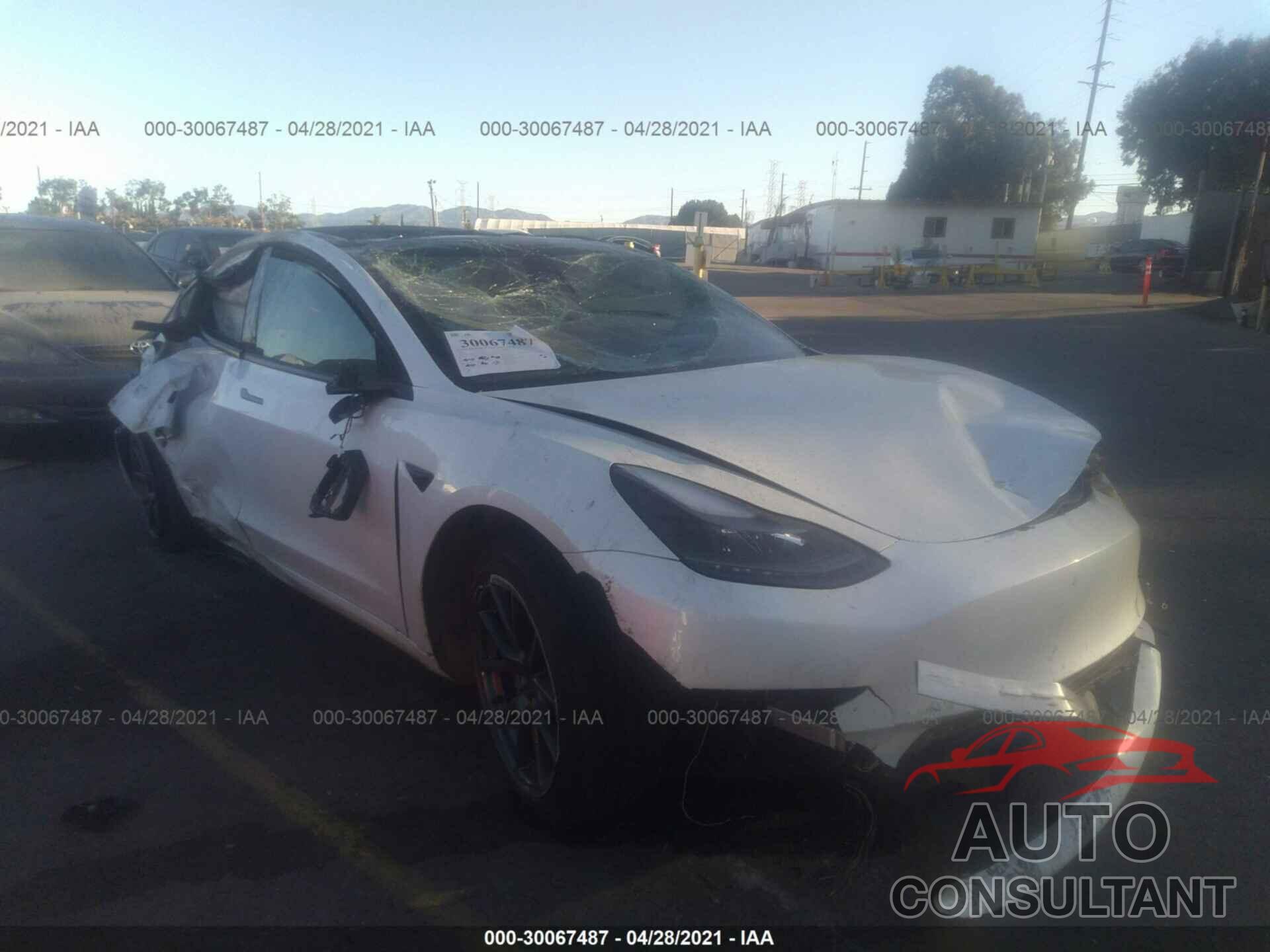 TESLA MODEL 3 2021 - 5YJ3E1EA5MF871893