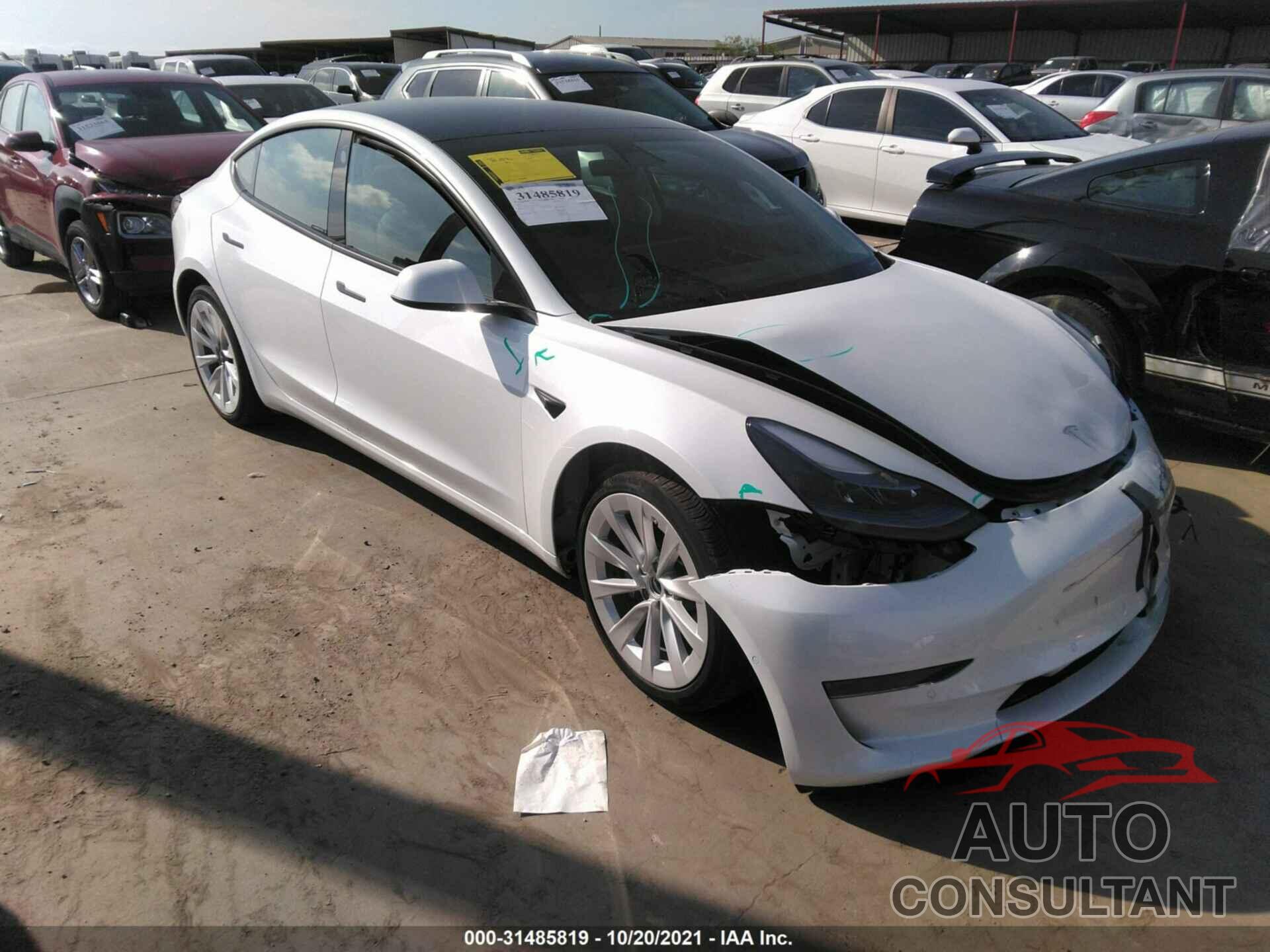 TESLA MODEL 3 2021 - 5YJ3E1EA1MF998382
