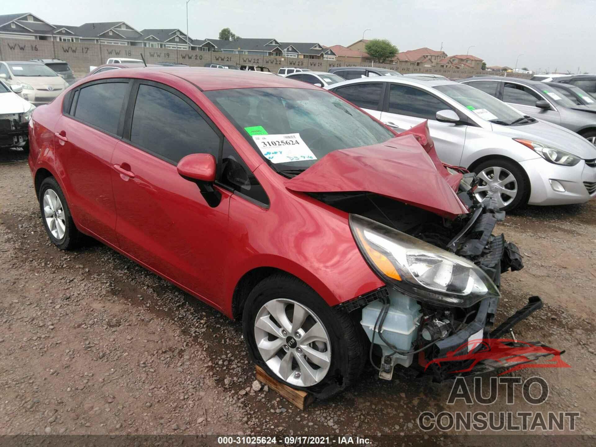 KIA RIO 2016 - KNADN4A32G6678210