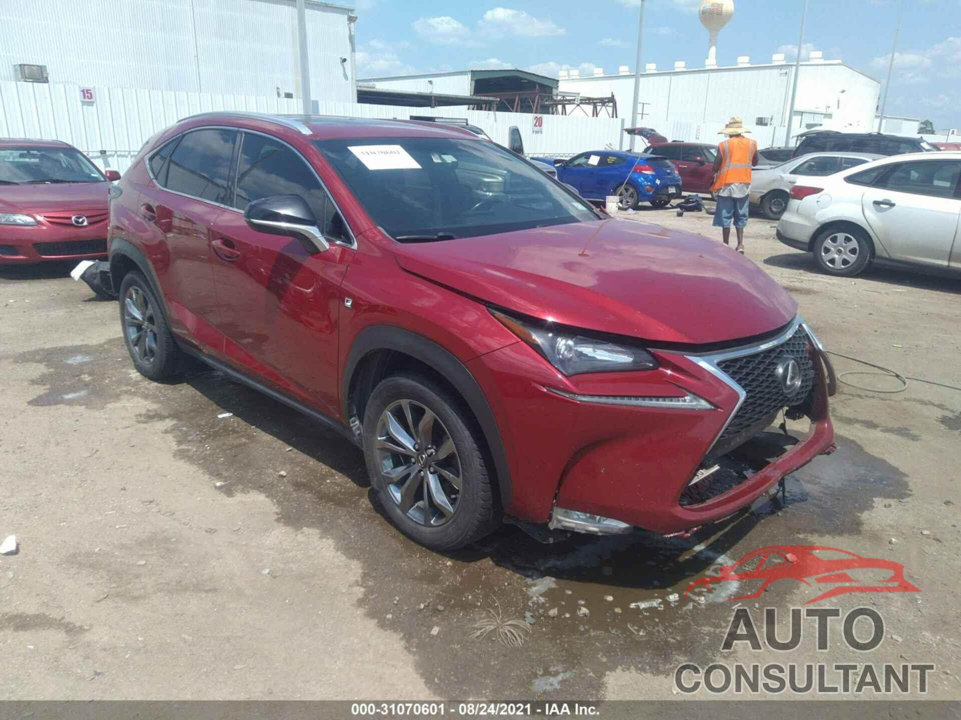 LEXUS NX 200T 2016 - JTJYARBZ2G2024893