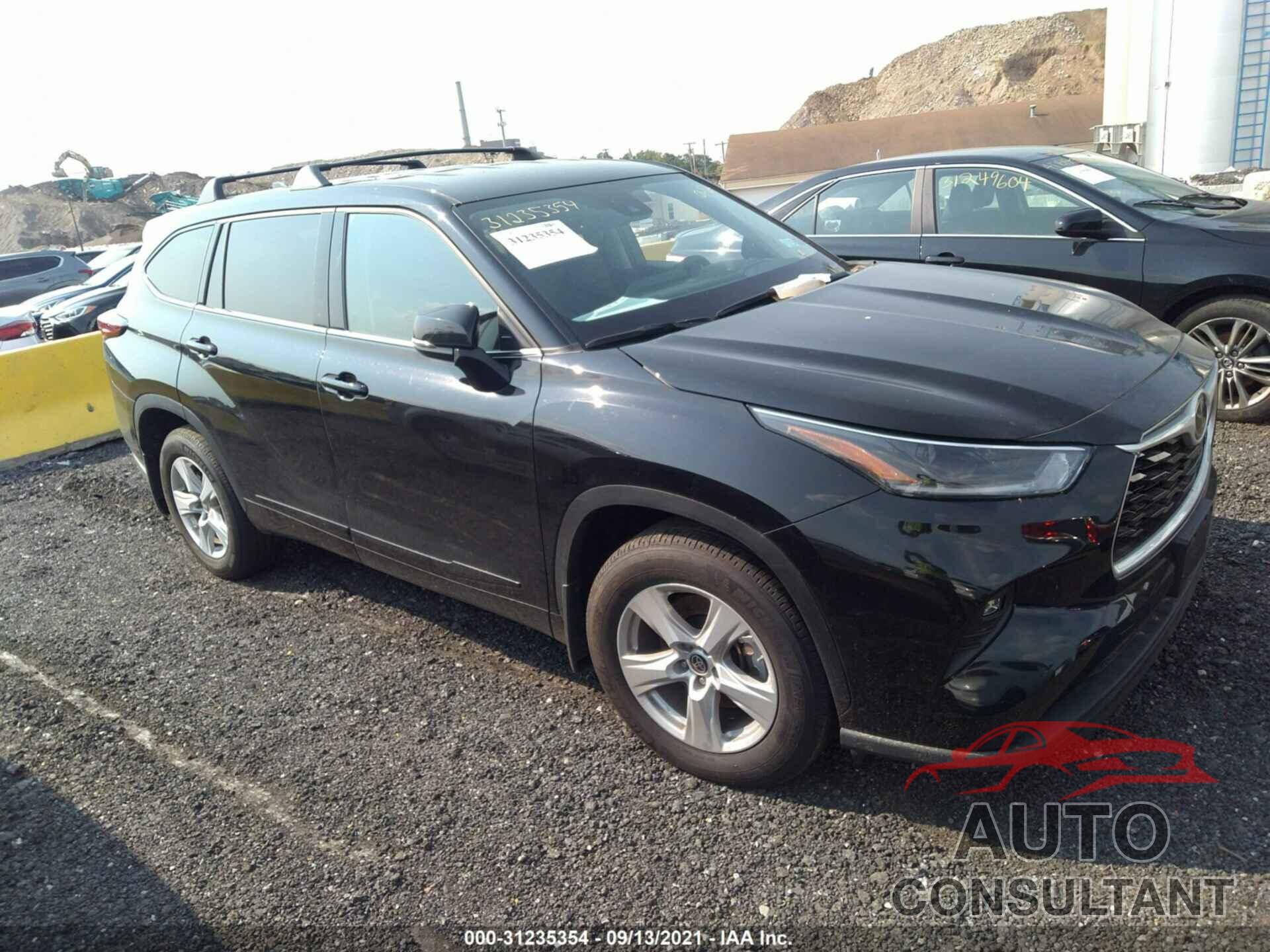 TOYOTA HIGHLANDER 2021 - 5TDBZRBH5MS113273