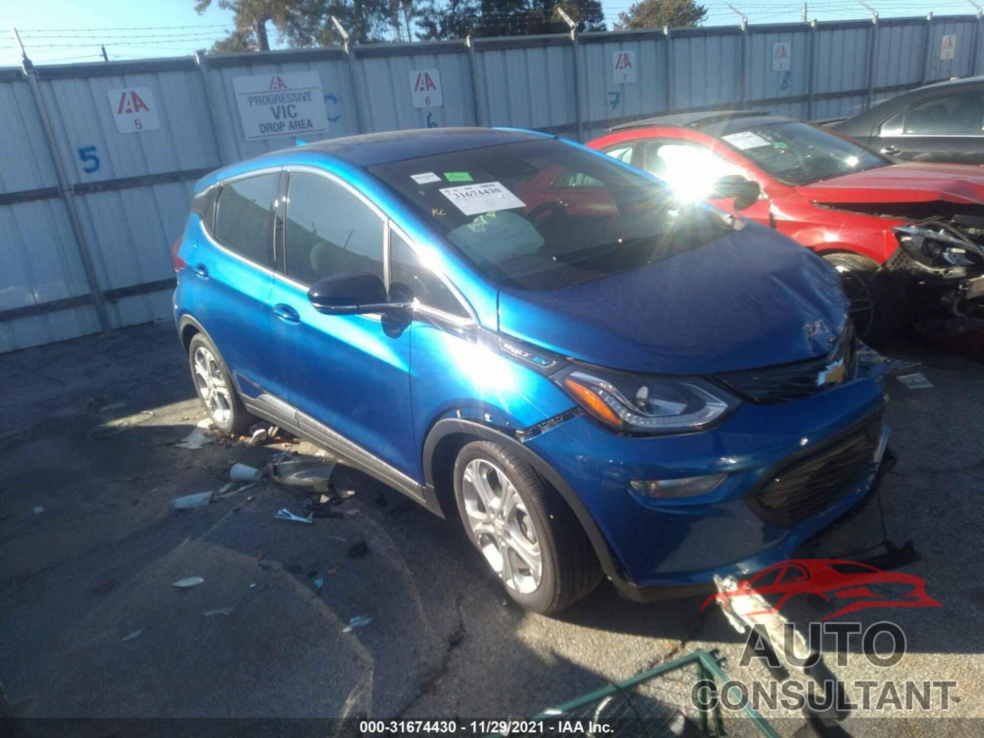 CHEVROLET BOLT EV 2021 - 1G1FY6S05M4105496