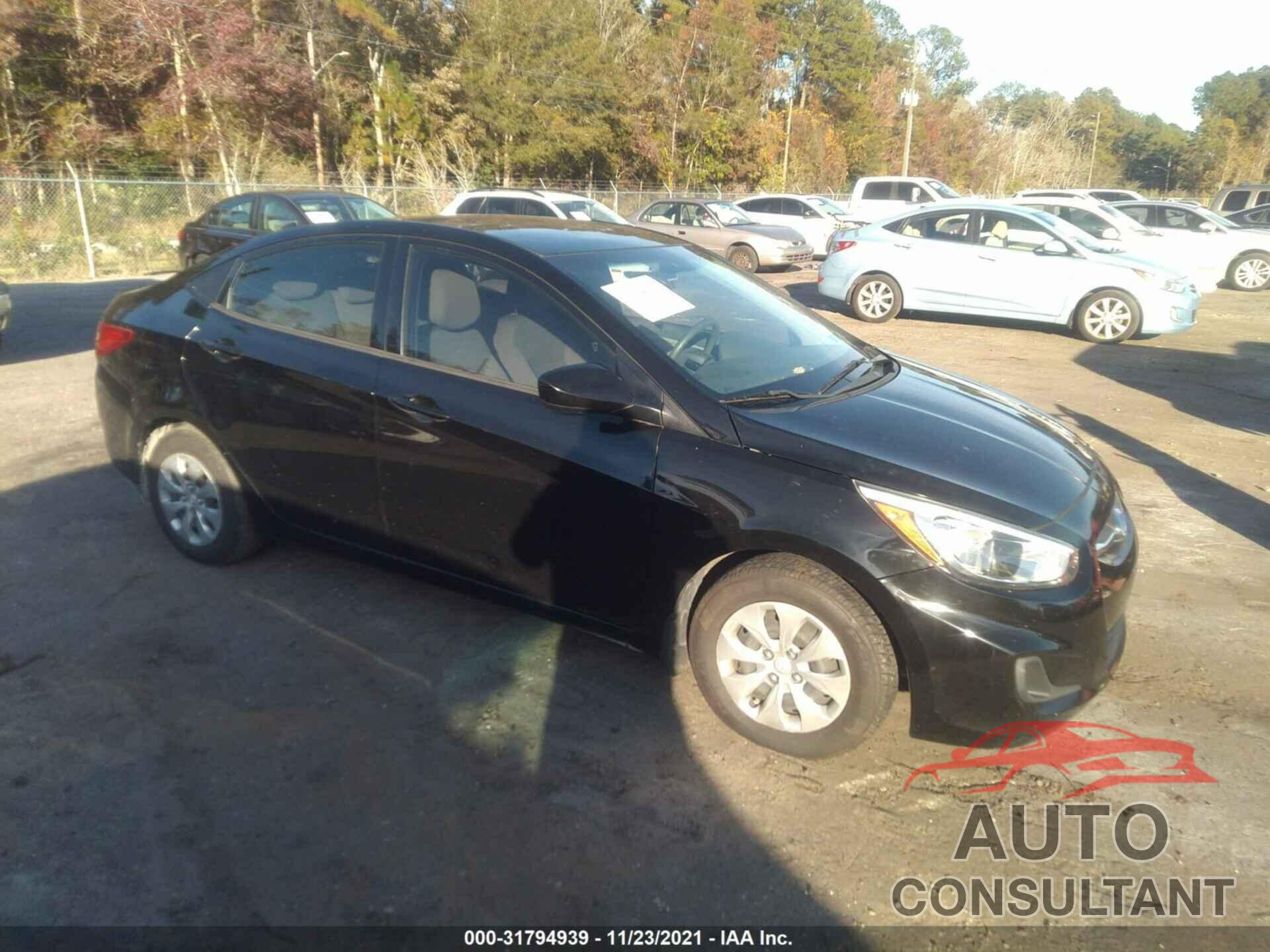 HYUNDAI ACCENT 2017 - KMHCT4AE6HU265155
