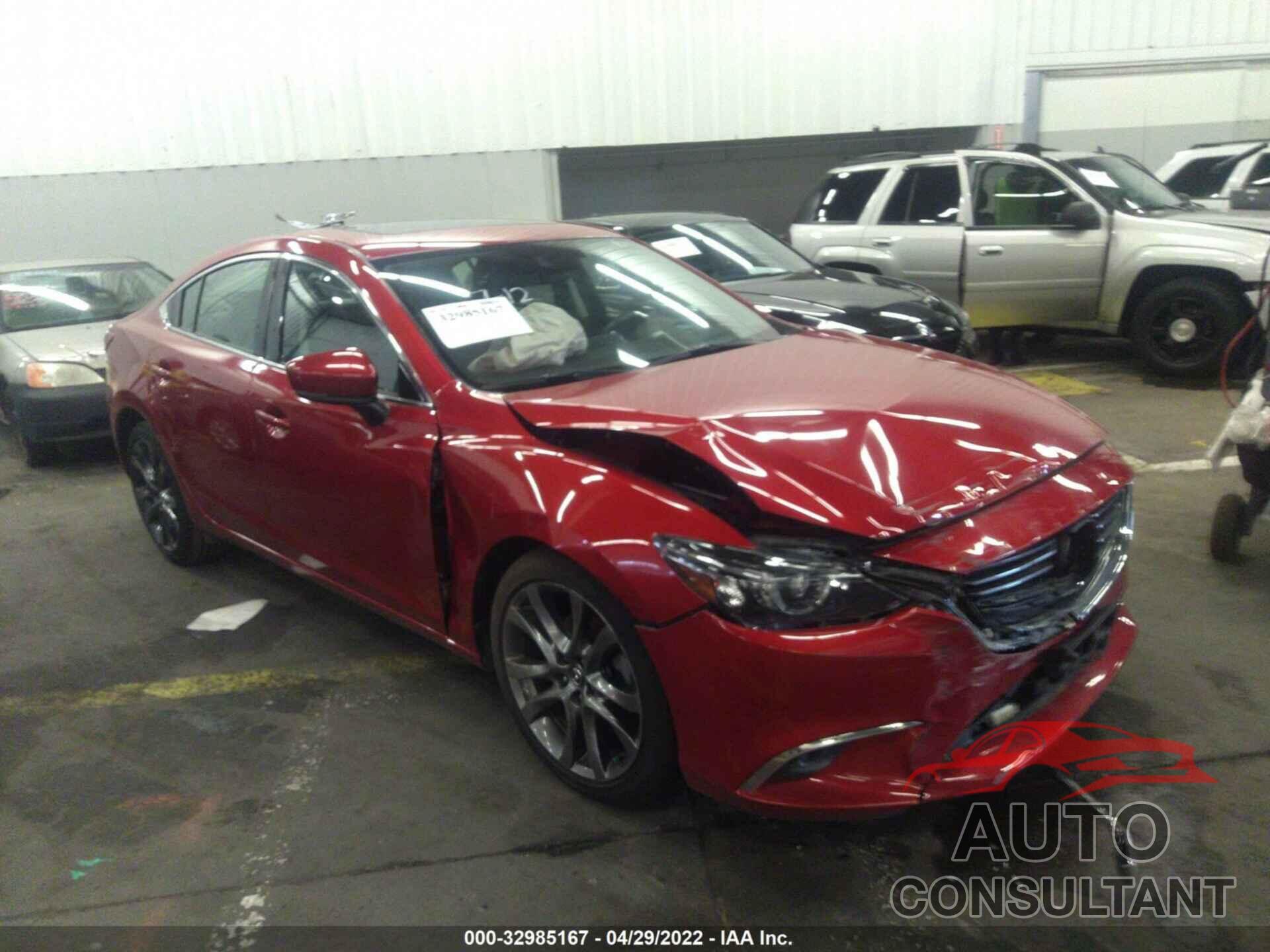 MAZDA MAZDA6 2017 - JM1GL1W56H1134516