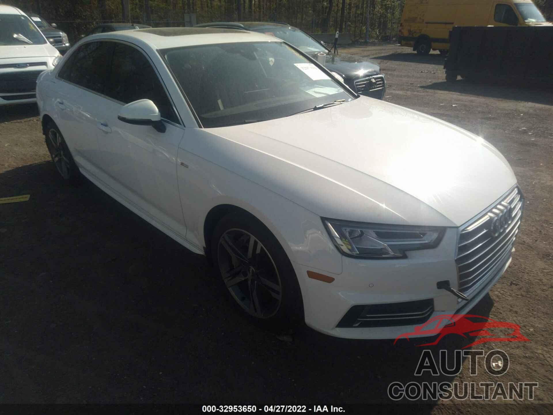 AUDI A4 2017 - WAUENAF45HN007156