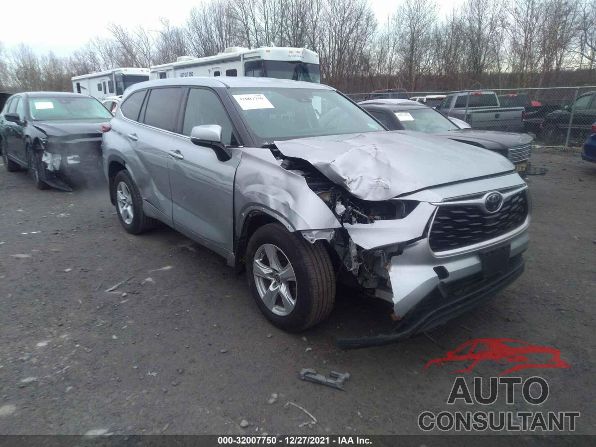 TOYOTA HIGHLANDER 2020 - 5TDCZRBH1LS512488