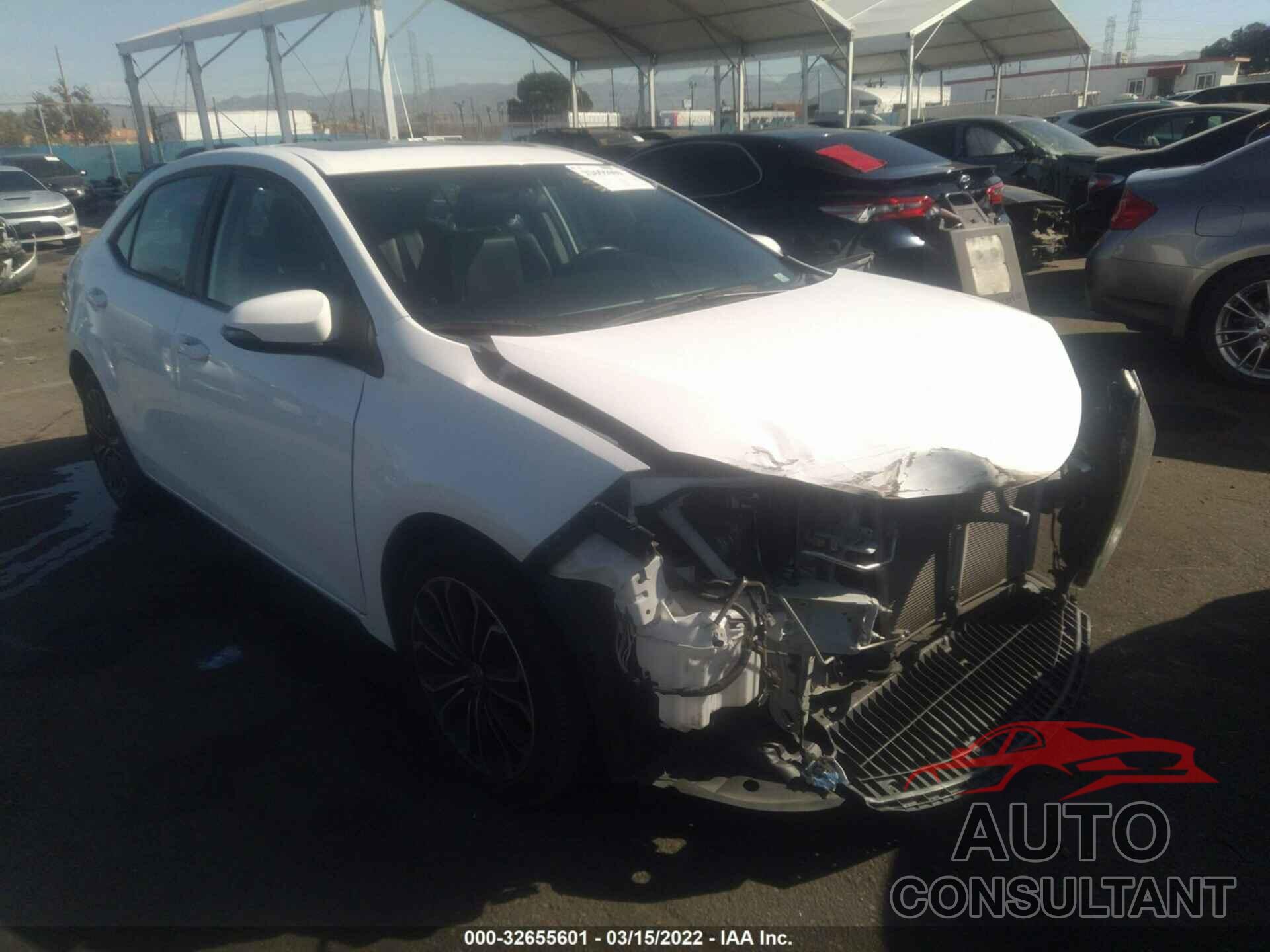 TOYOTA COROLLA 2016 - 5YFBURHE9GP367299
