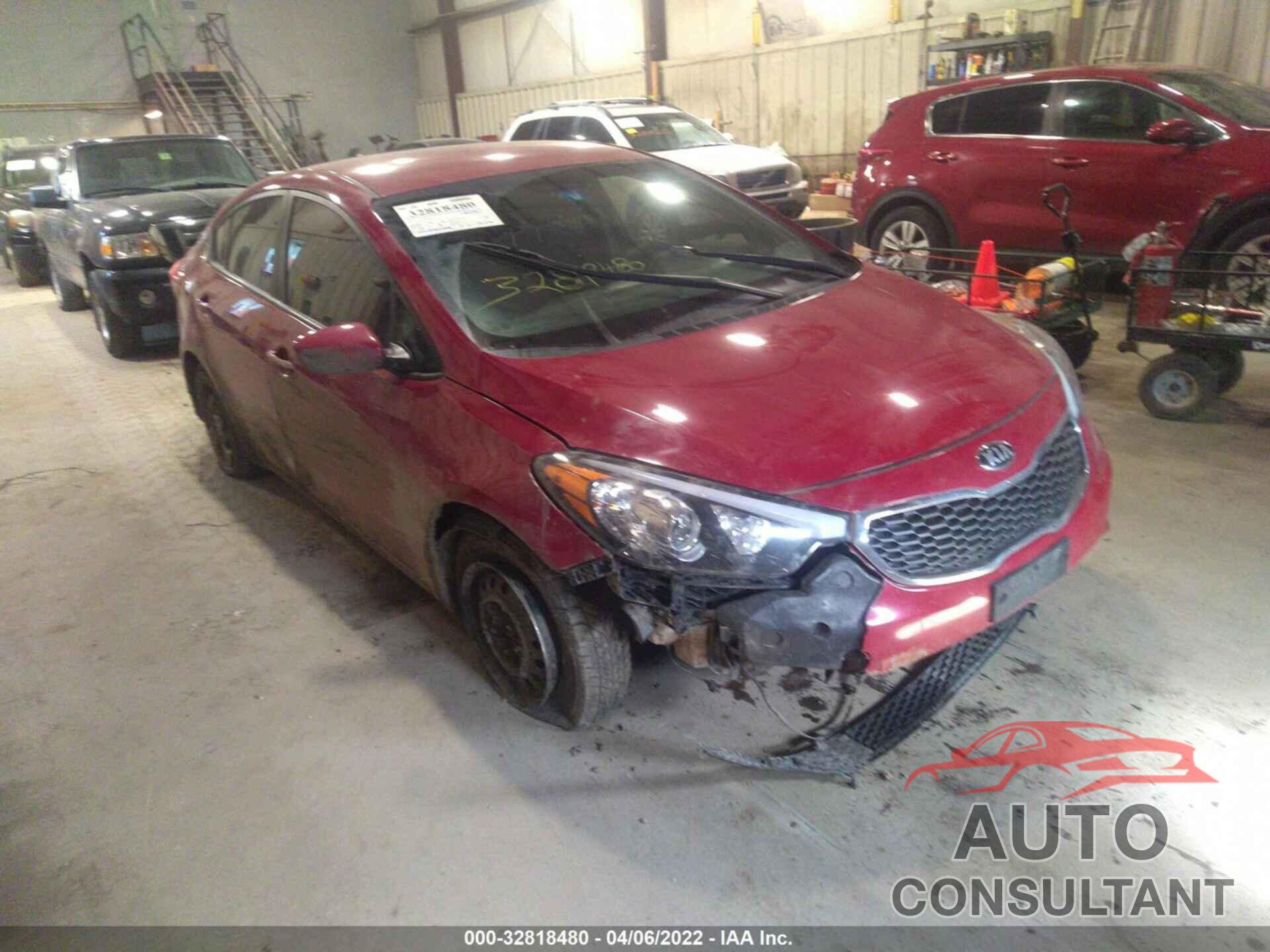 KIA FORTE 2016 - KNAFK4A66G5620215