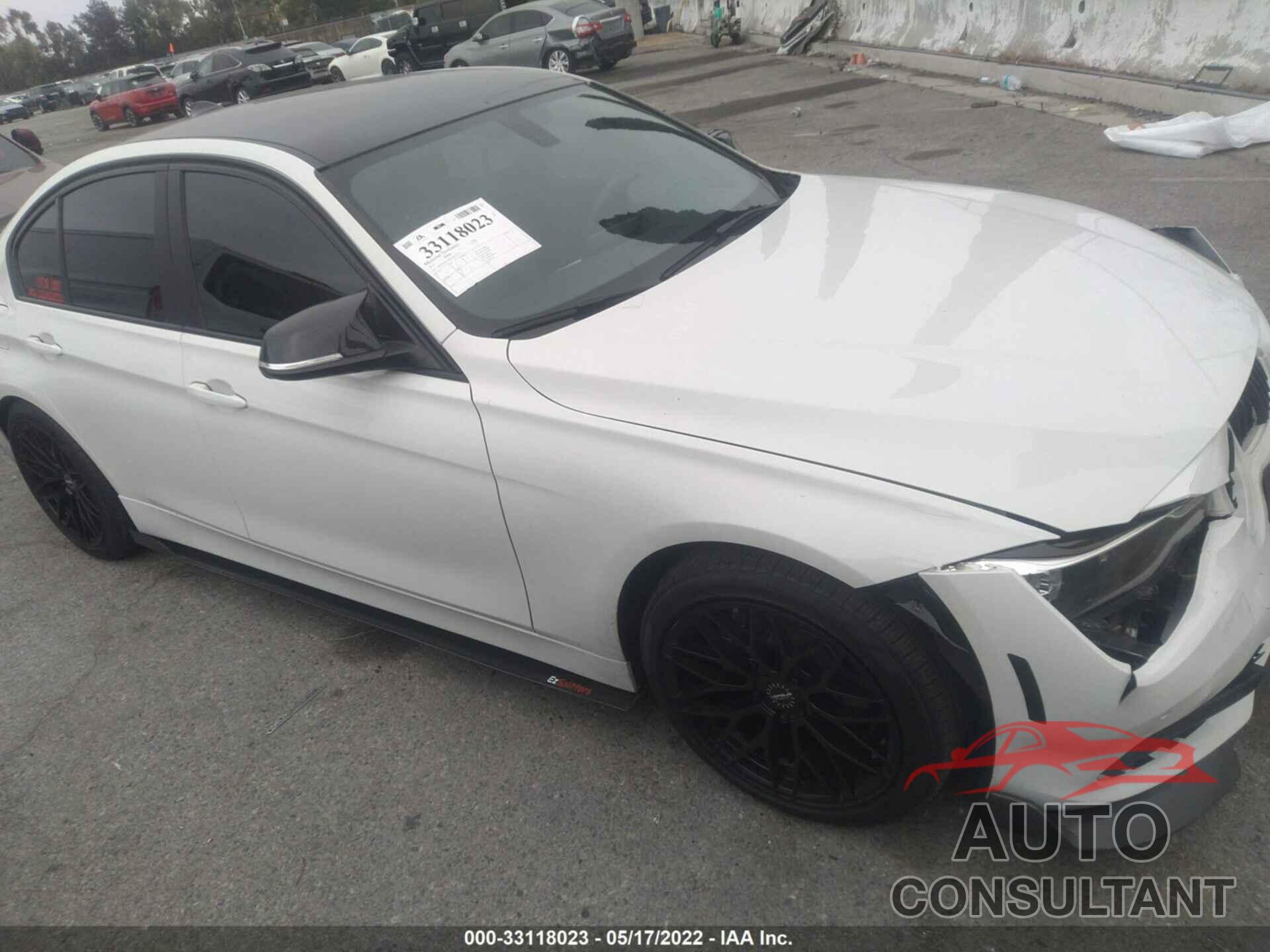 BMW 3 SERIES 2017 - WBA8A9C38HK864253