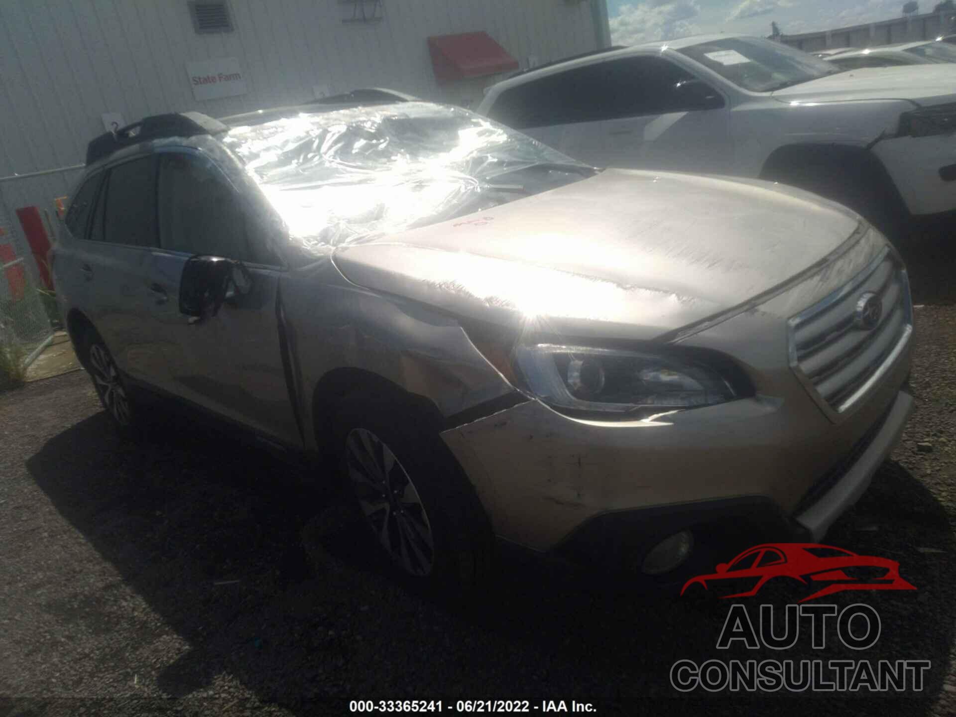 SUBARU OUTBACK 2017 - 4S4BSAKC7H3418187