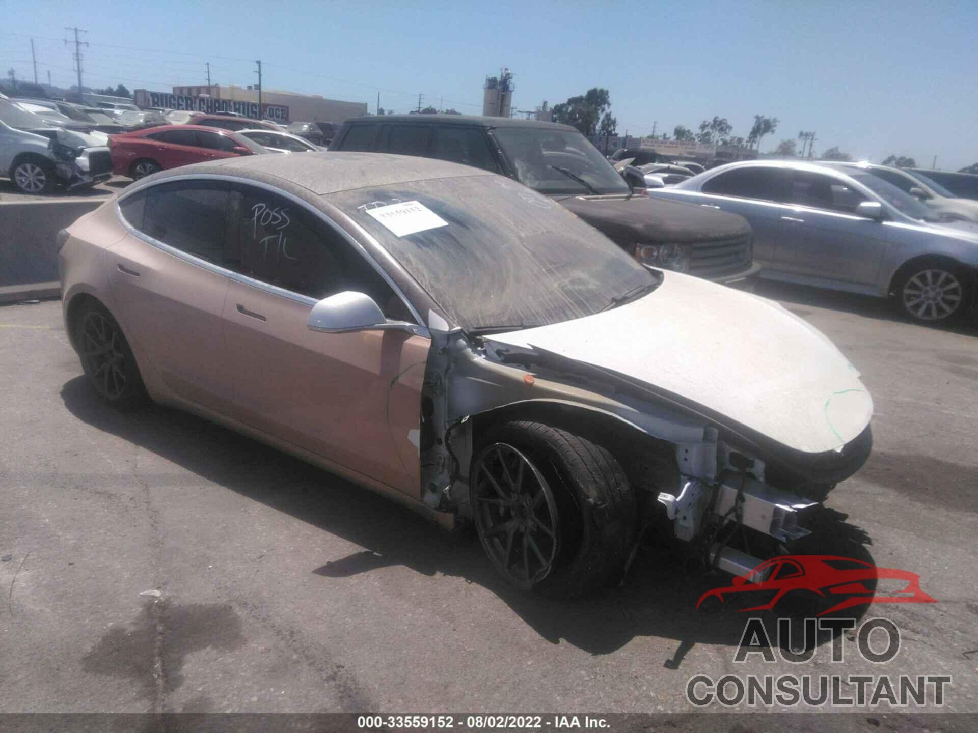 TESLA MODEL 3 2020 - 5YJ3E1EB9LF811770