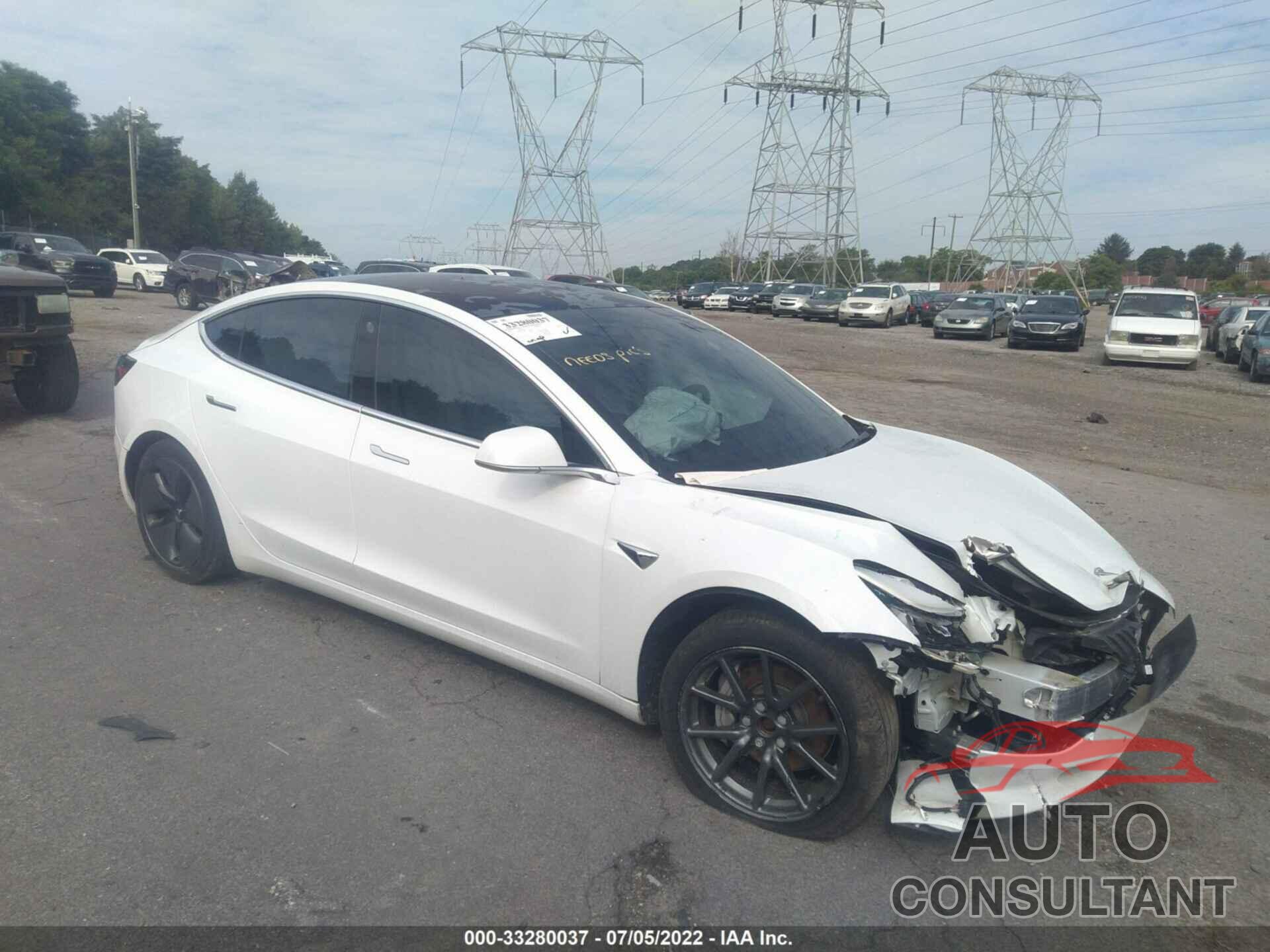 TESLA MODEL 3 2018 - 5YJ3E1EB9JF066905