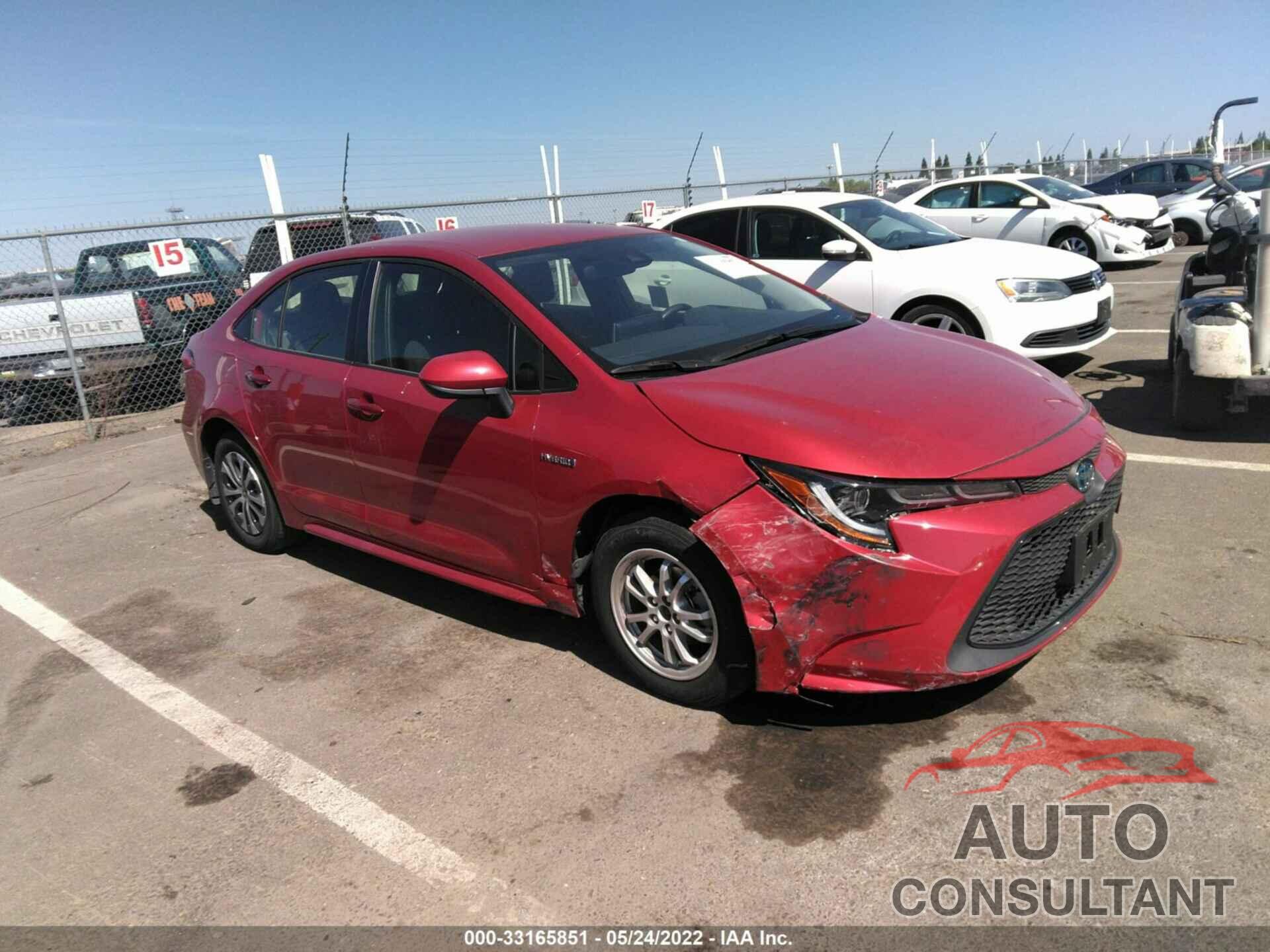 TOYOTA COROLLA 2021 - JTDEAMDE7MJ013599
