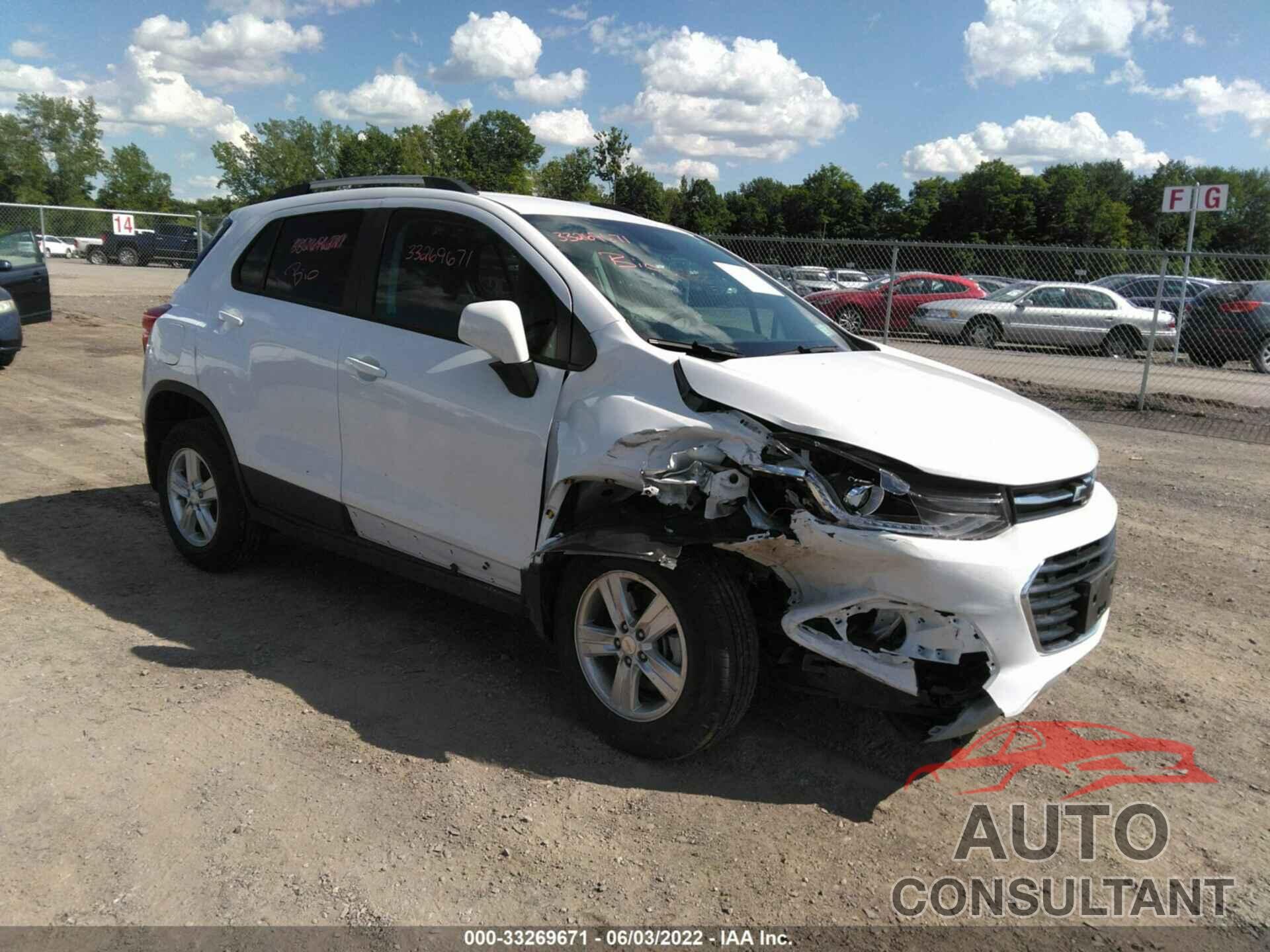 CHEVROLET TRAX 2021 - KL7CJPSM0MB365241