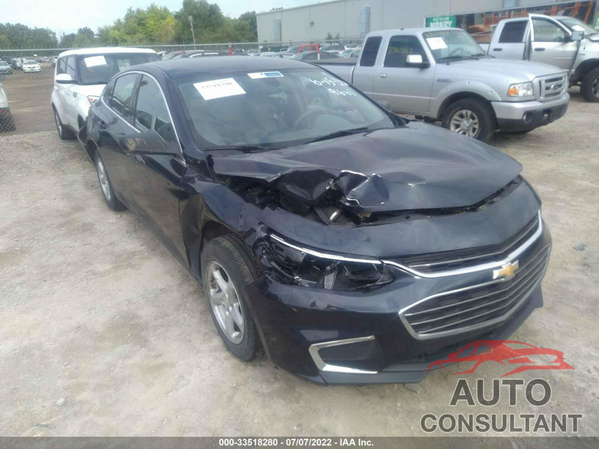 CHEVROLET MALIBU 2016 - 1G1ZB5ST8GF199661